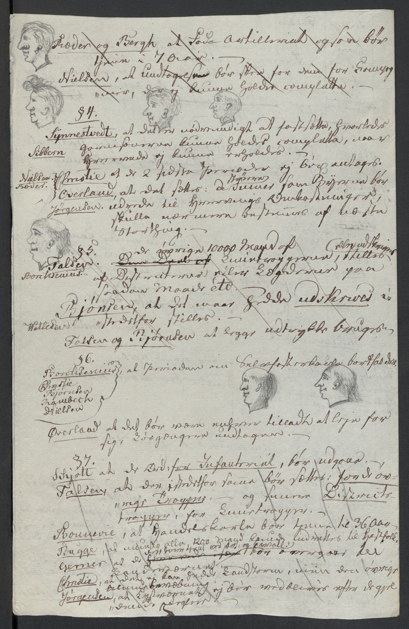 Christie, Wilhelm Frimann Koren, AV/RA-PA-0014/F/L0005: Christies dokumenter fra Stortinget, 1815-1816, p. 294