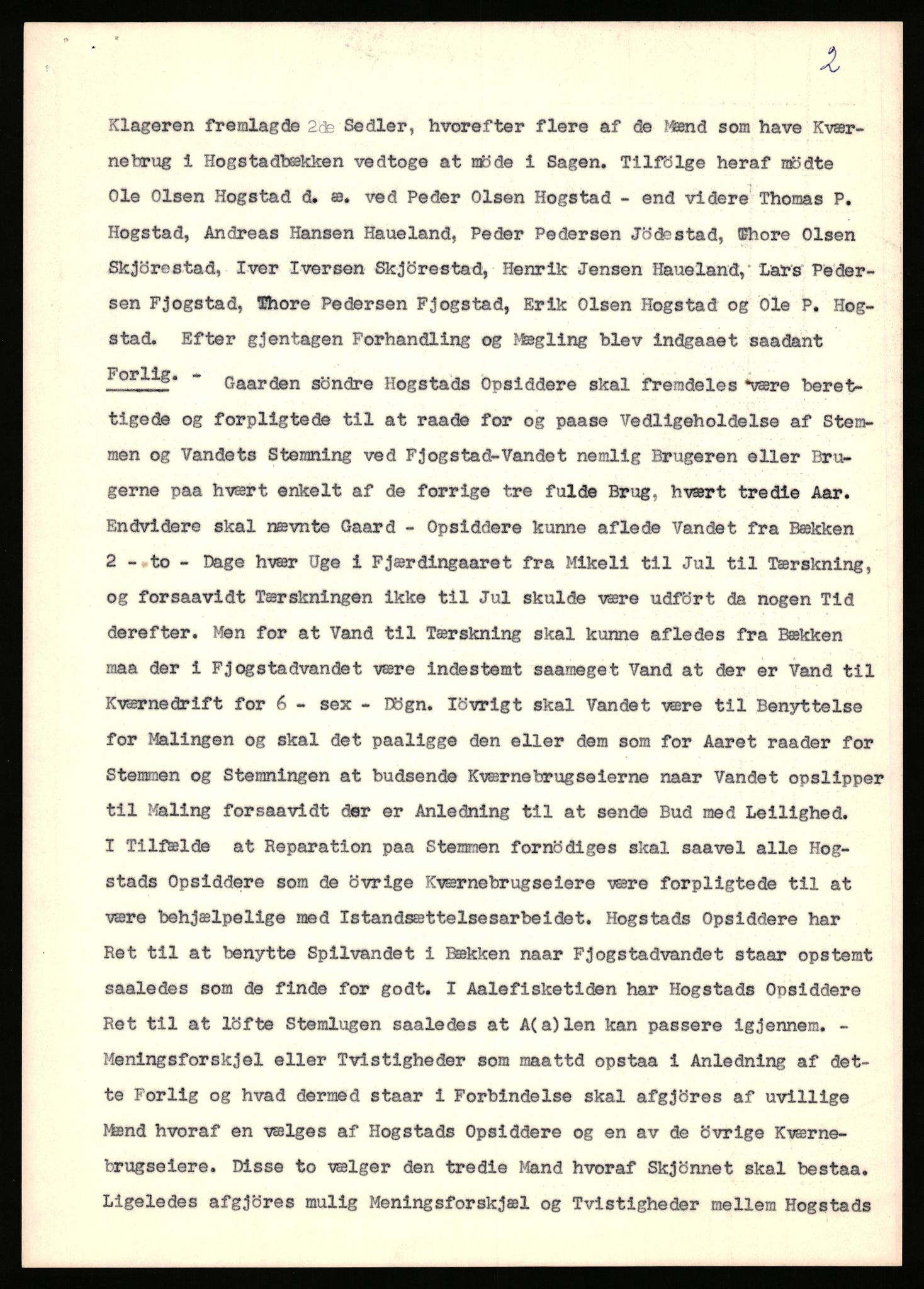 Statsarkivet i Stavanger, AV/SAST-A-101971/03/Y/Yj/L0038: Avskrifter sortert etter gårdsnavn: Hodne - Holte, 1750-1930, p. 268