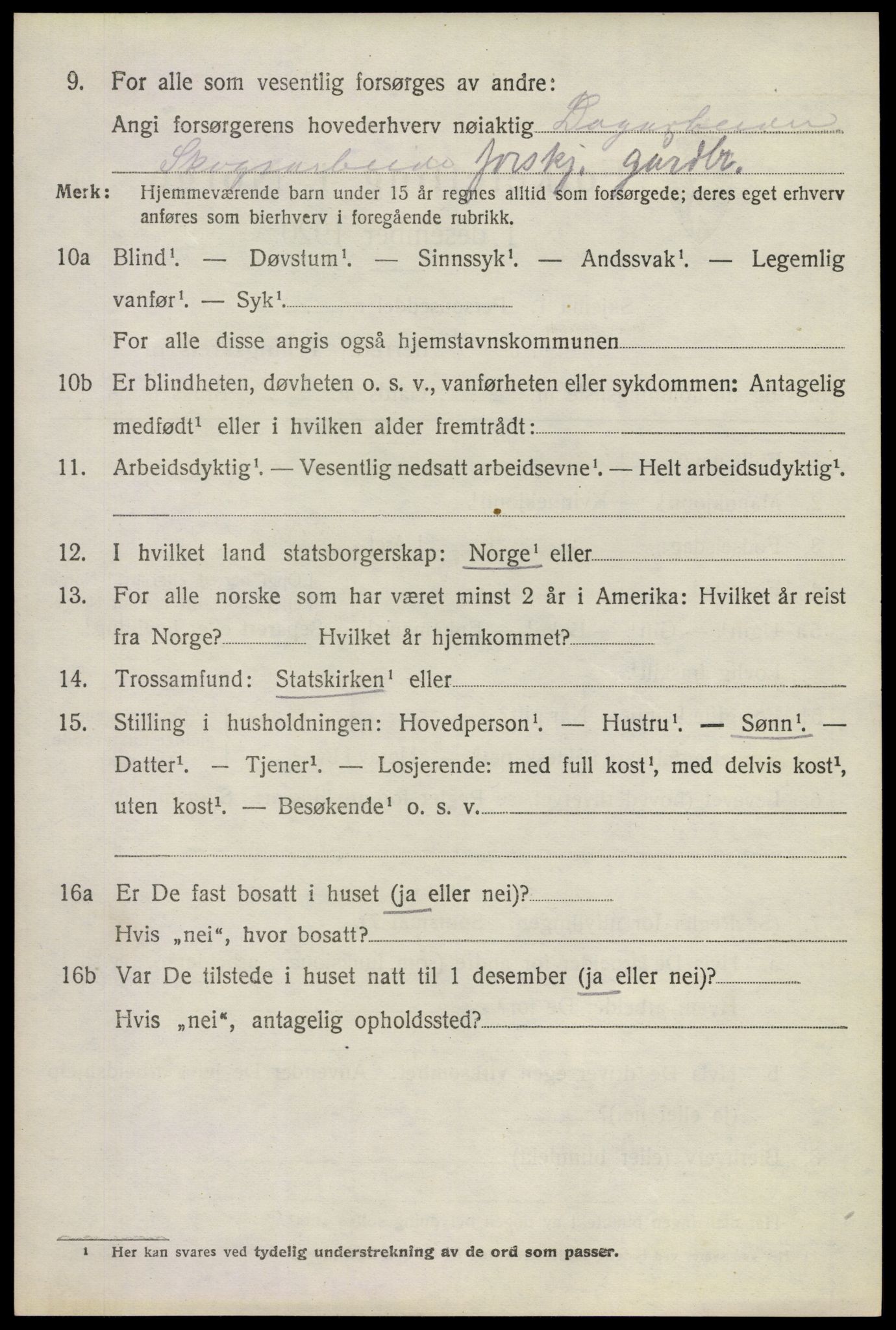 SAKO, 1920 census for Øvre Eiker, 1920, p. 7127