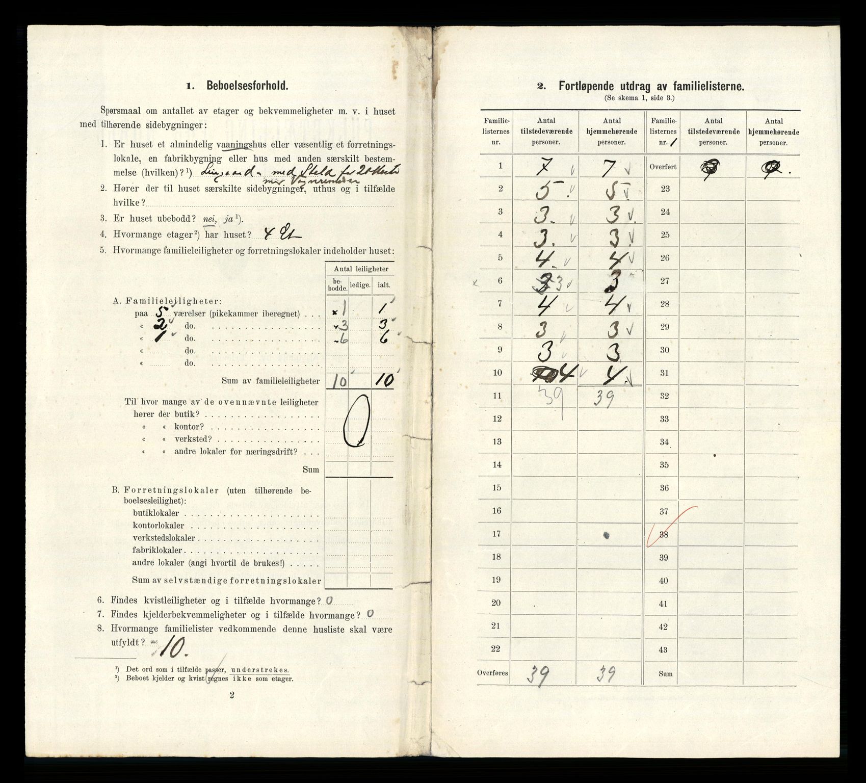 RA, 1910 census for Kristiania, 1910, p. 2600