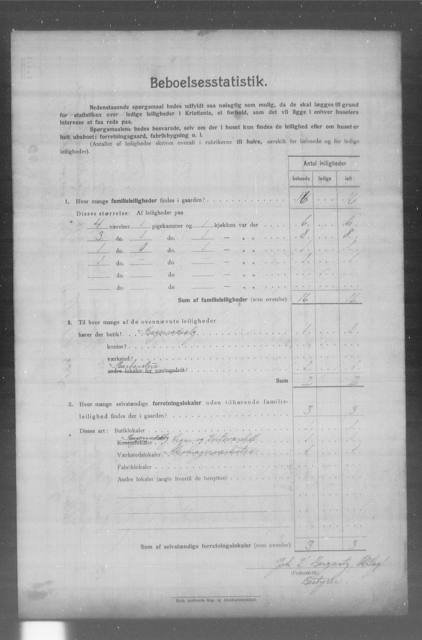 OBA, Municipal Census 1904 for Kristiania, 1904, p. 20660