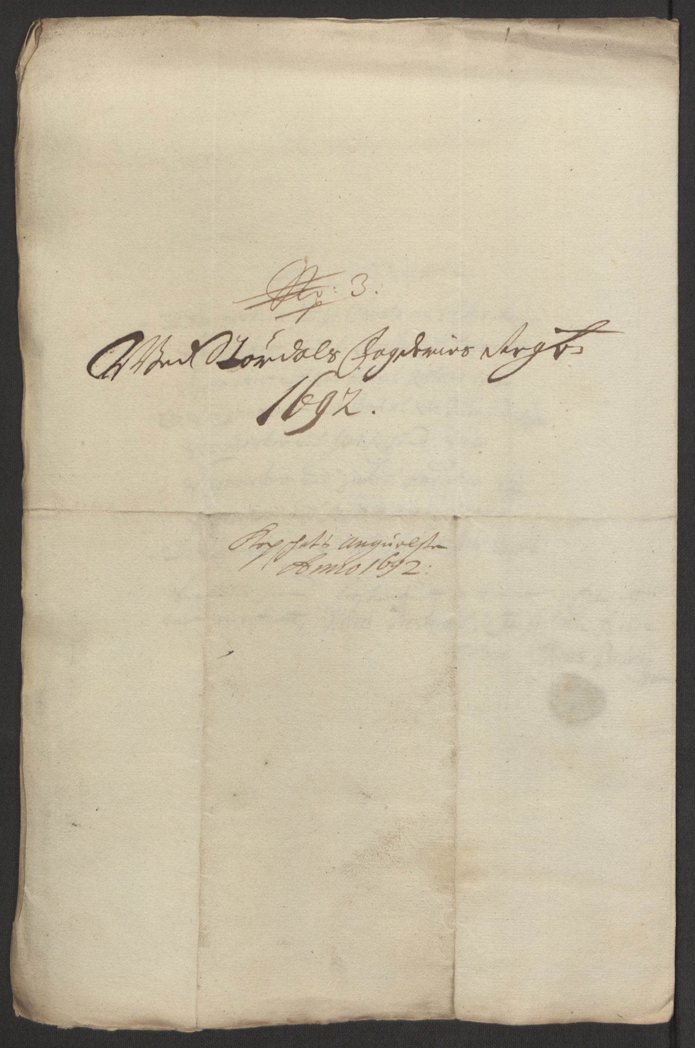 Rentekammeret inntil 1814, Reviderte regnskaper, Fogderegnskap, AV/RA-EA-4092/R62/L4185: Fogderegnskap Stjørdal og Verdal, 1692, p. 154