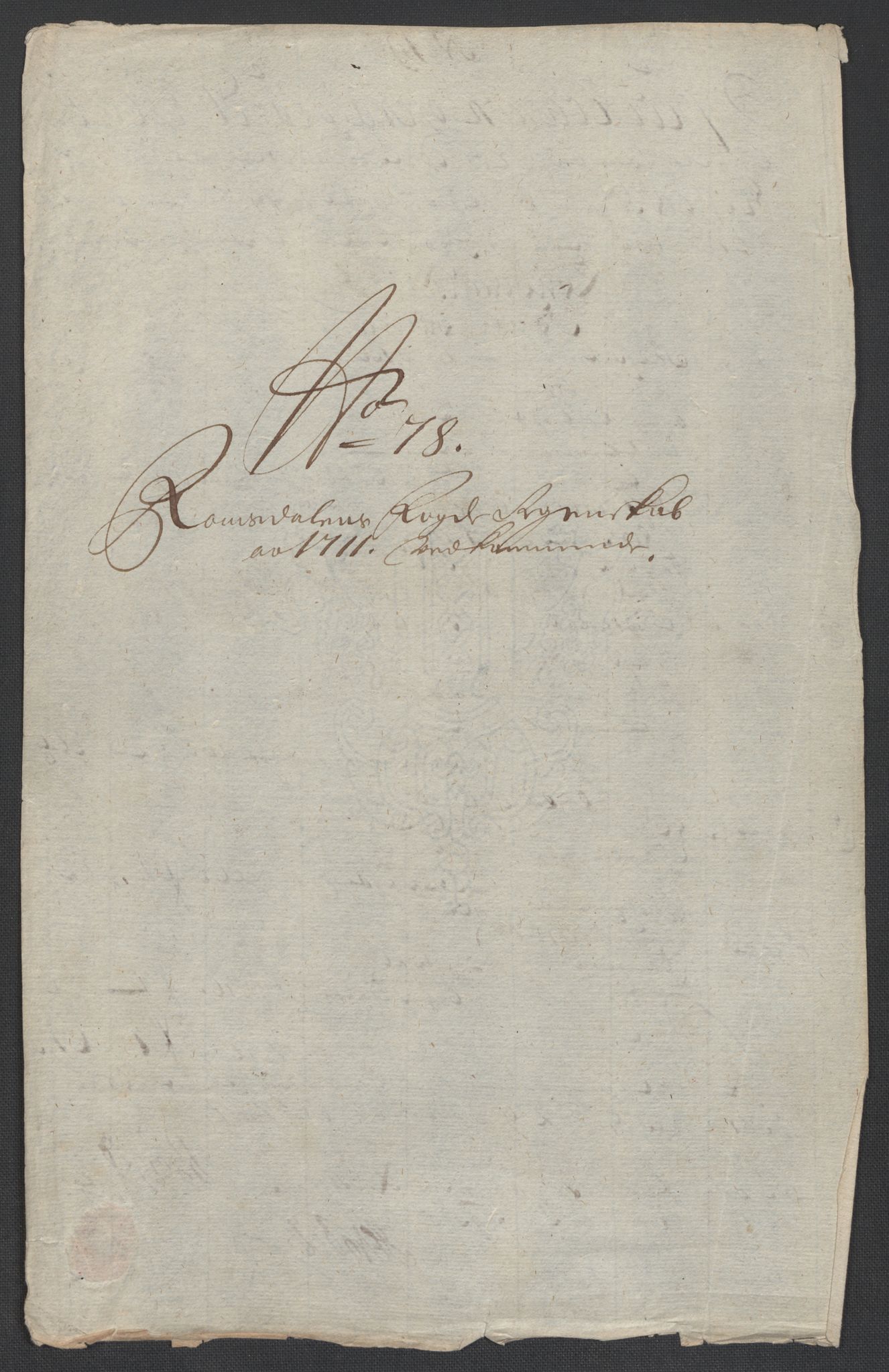 Rentekammeret inntil 1814, Reviderte regnskaper, Fogderegnskap, RA/EA-4092/R55/L3660: Fogderegnskap Romsdal, 1711, p. 357
