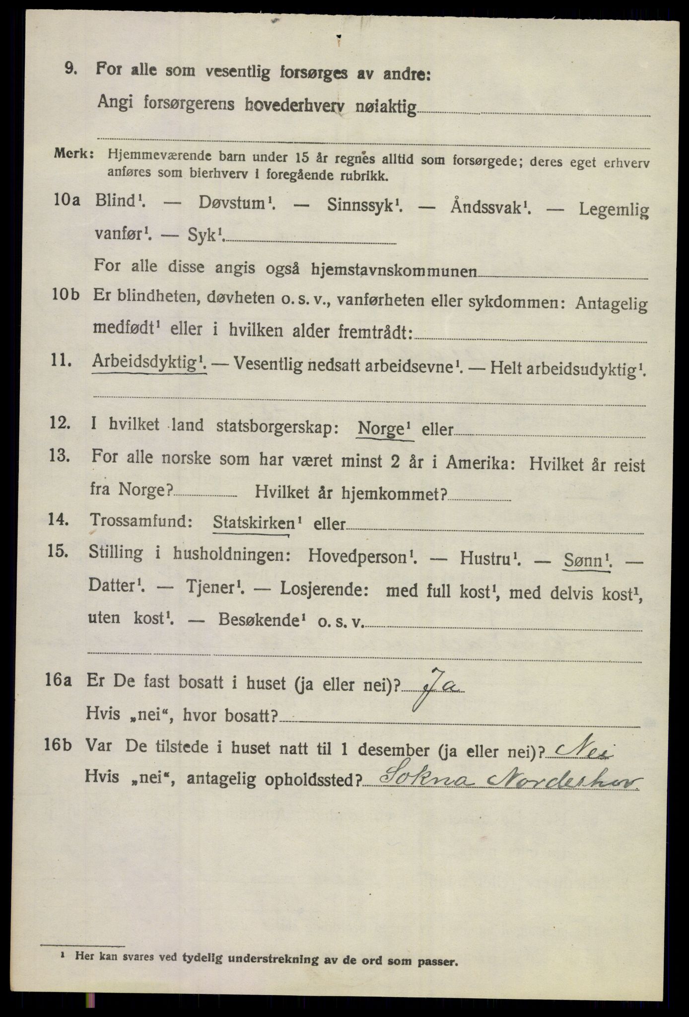 SAKO, 1920 census for Norderhov, 1920, p. 13649