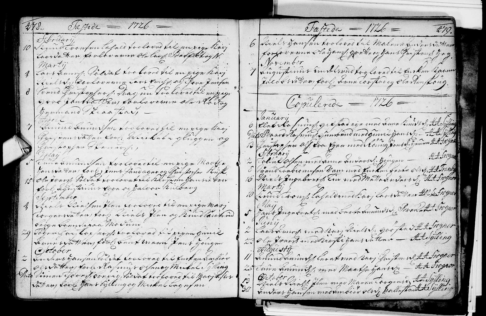 Lier kirkebøker, AV/SAKO-A-230/F/Fa/L0002: Parish register (official) no. I 2, 1701-1726, p. 478-479