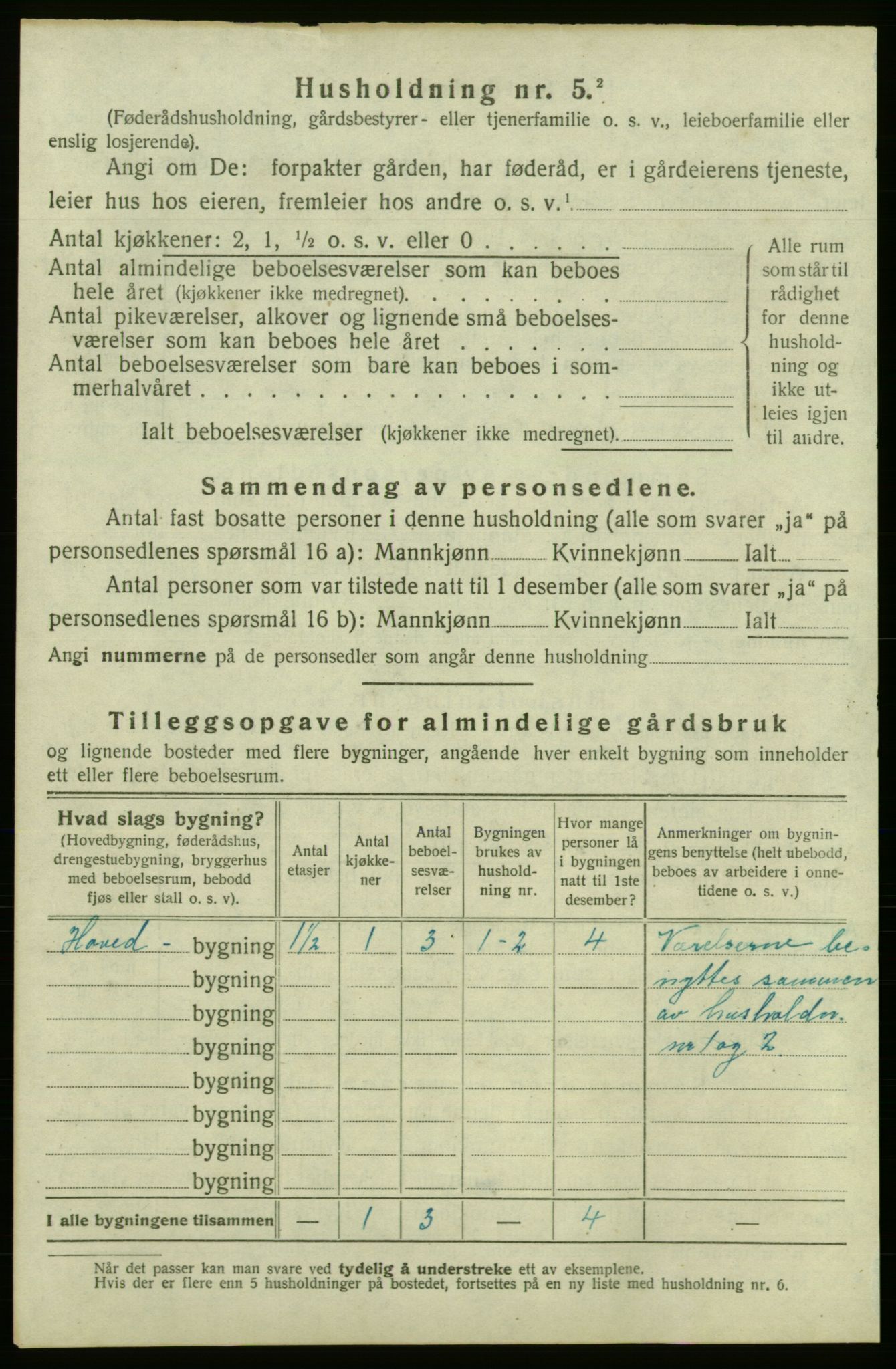 SAB, 1920 census for Kvinnherad, 1920, p. 2734