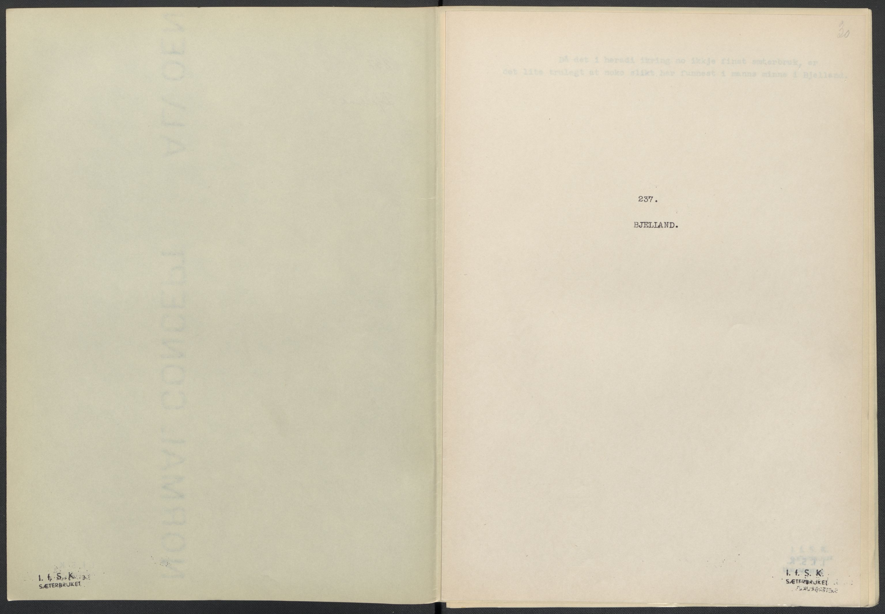 Instituttet for sammenlignende kulturforskning, AV/RA-PA-0424/F/Fc/L0008/0003: Eske B8: / Vest-Agder (perm XXI), 1932-1935, p. 30