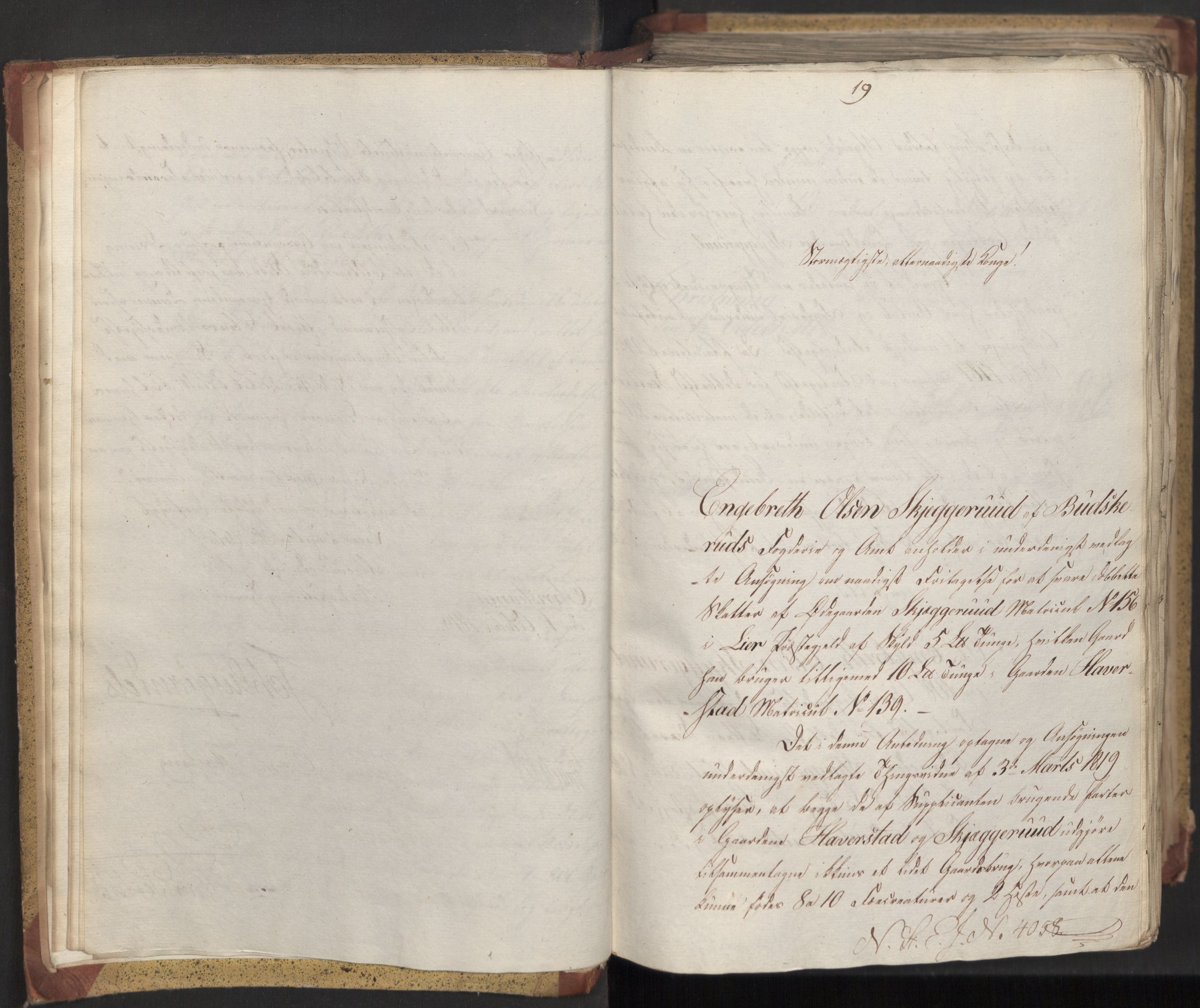 Statsrådsavdelingen i Stockholm, AV/RA-S-1003/D/Da/L0020: Regjeringsinnstillinger nr. 4053-4232, 1819, p. 12