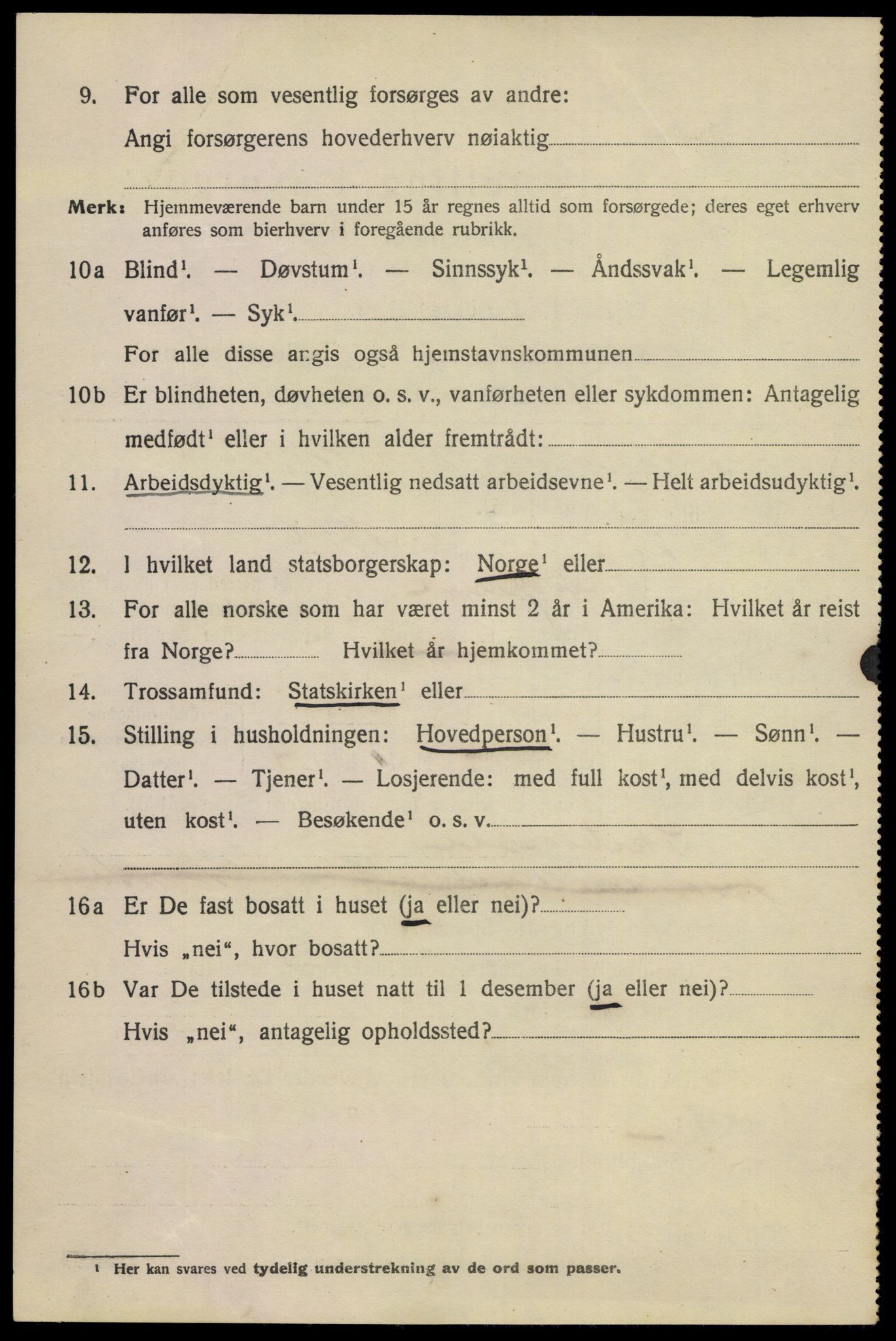 SAKO, 1920 census for Porsgrunn, 1920, p. 18940