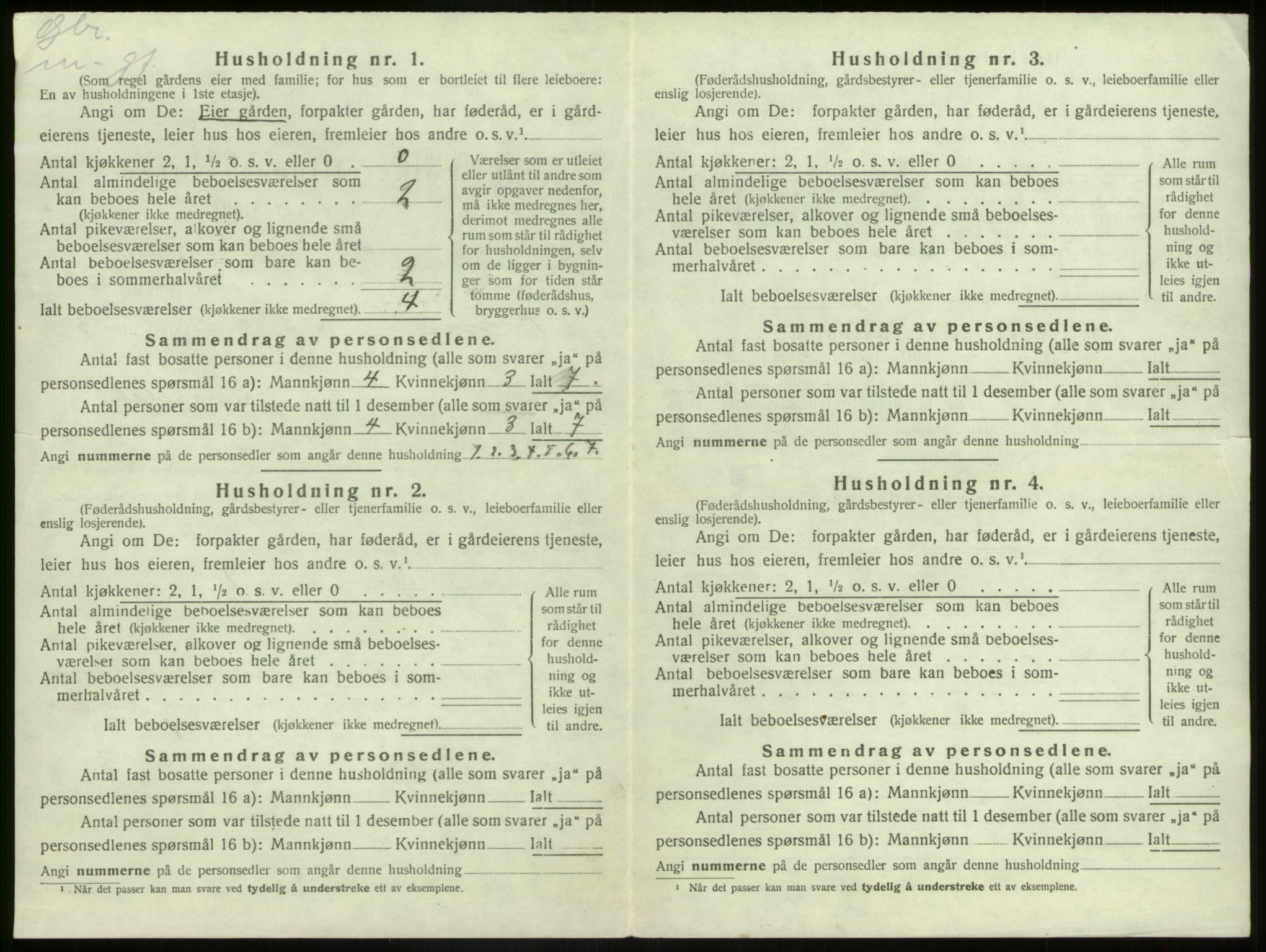 SAB, 1920 census for Kinn, 1920, p. 1559