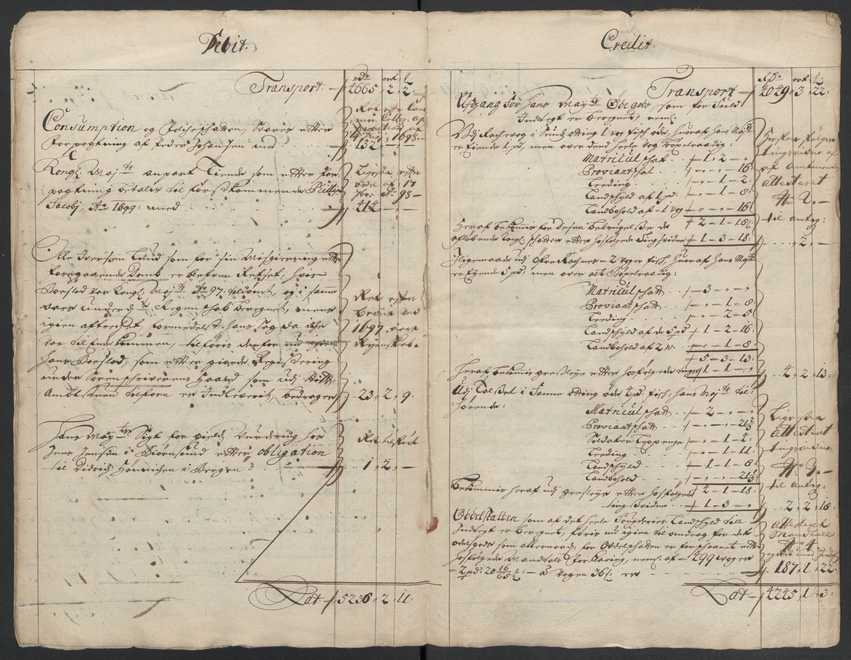 Rentekammeret inntil 1814, Reviderte regnskaper, Fogderegnskap, AV/RA-EA-4092/R55/L3653: Fogderegnskap Romsdal, 1697-1698, p. 235