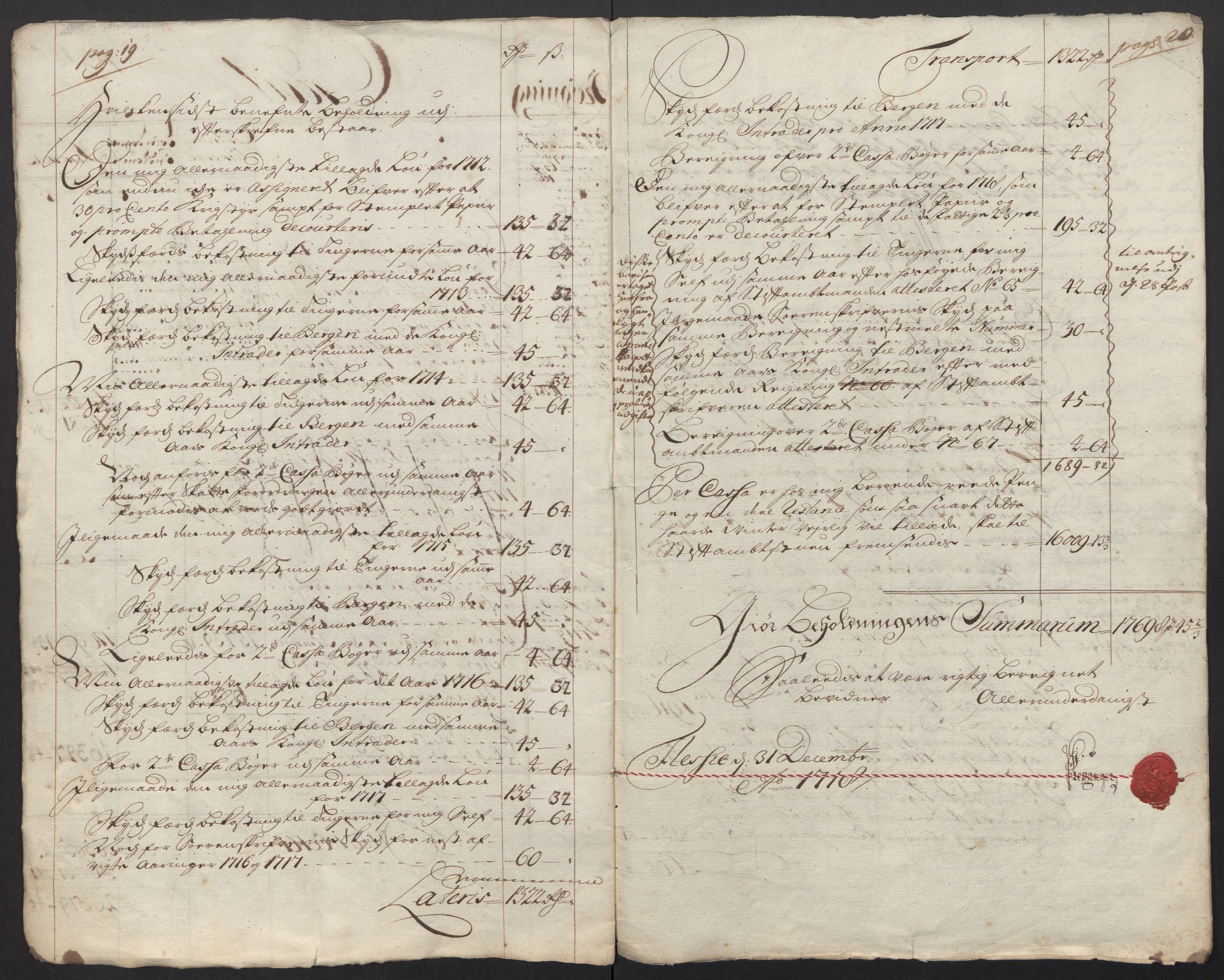 Rentekammeret inntil 1814, Reviderte regnskaper, Fogderegnskap, AV/RA-EA-4092/R52/L3321: Fogderegnskap Sogn, 1717-1718, p. 414