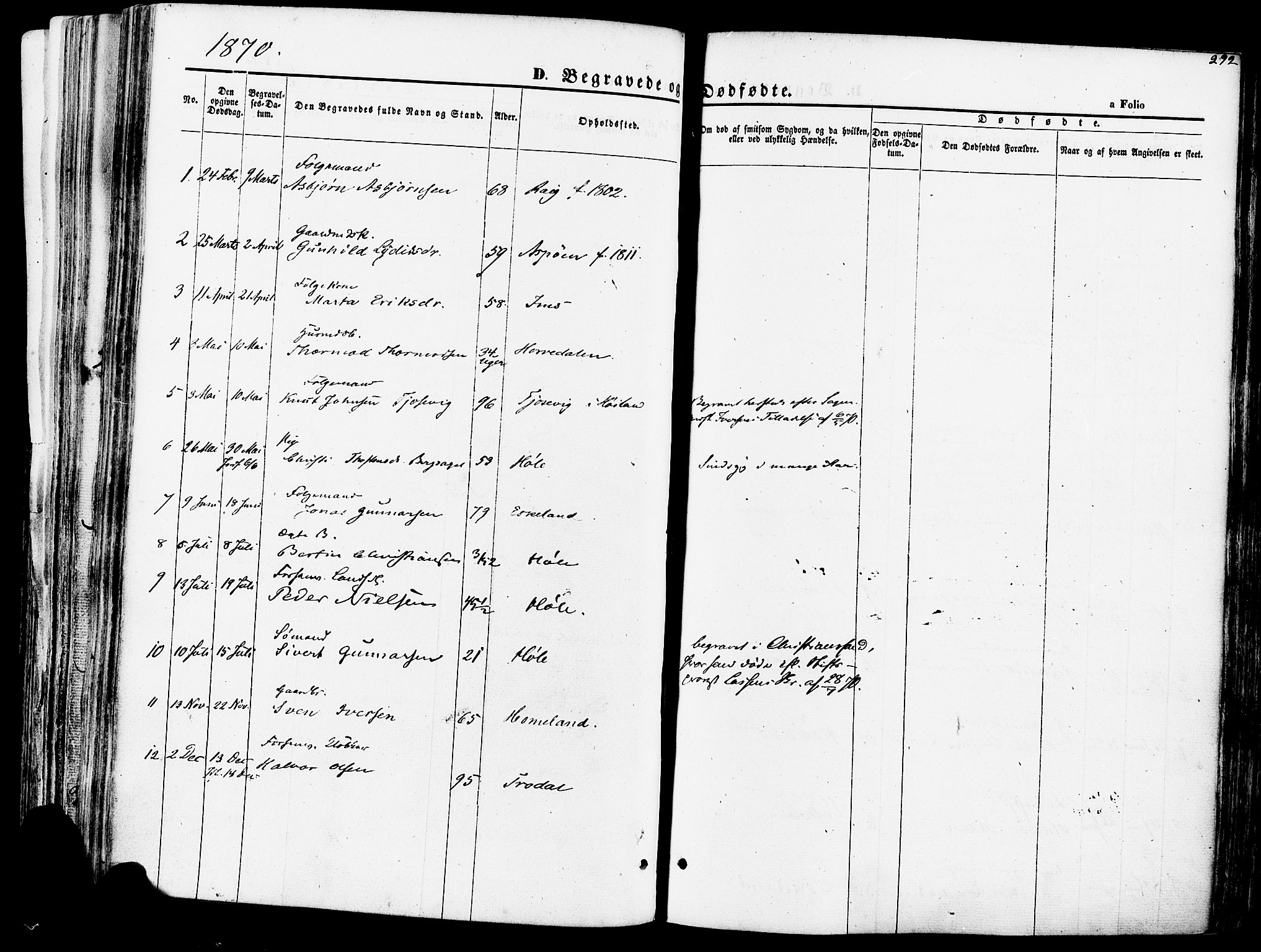 Høgsfjord sokneprestkontor, SAST/A-101624/H/Ha/Haa/L0002: Parish register (official) no. A 2, 1855-1885, p. 292
