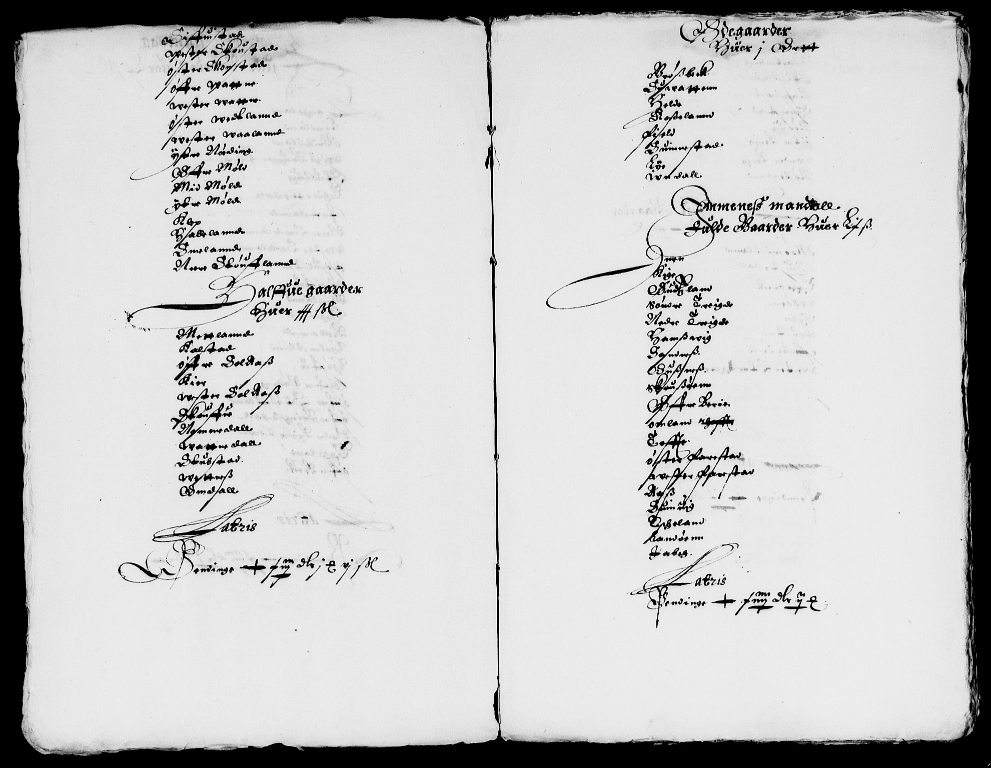 Rentekammeret inntil 1814, Reviderte regnskaper, Lensregnskaper, AV/RA-EA-5023/R/Rb/Rbq/L0022: Nedenes len. Mandals len. Råbyggelag., 1632-1634