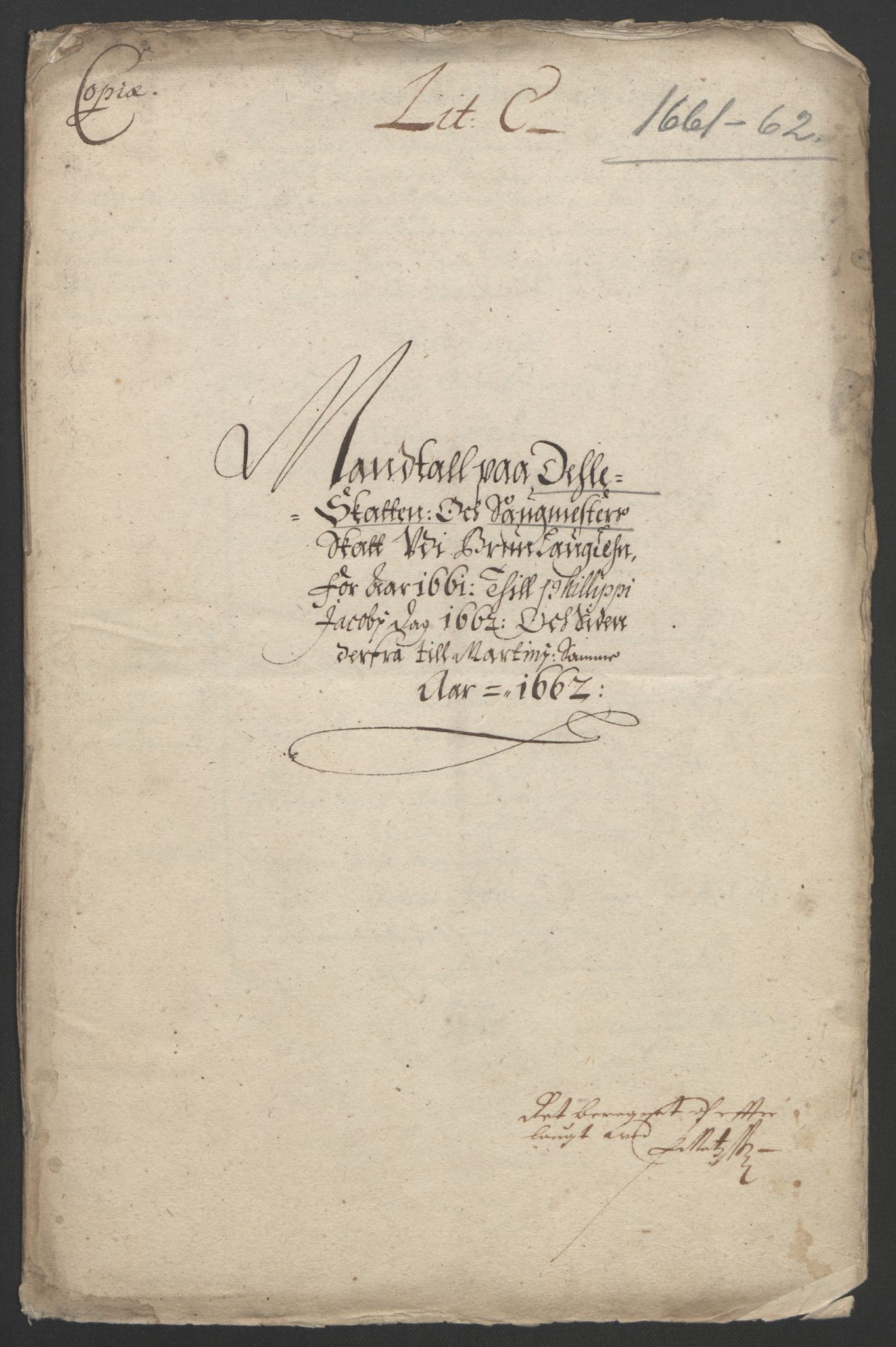 Rentekammeret inntil 1814, Reviderte regnskaper, Fogderegnskap, AV/RA-EA-4092/R33/L1963: Fogderegnskap Larvik grevskap, 1662-1664, p. 64