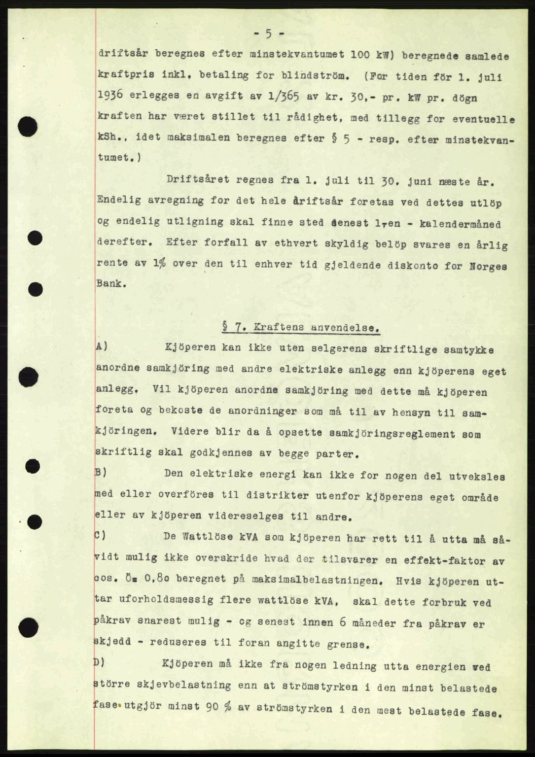 Romsdal sorenskriveri, AV/SAT-A-4149/1/2/2C: Mortgage book no. A1, 1936-1936, Diary no: : 541/1936