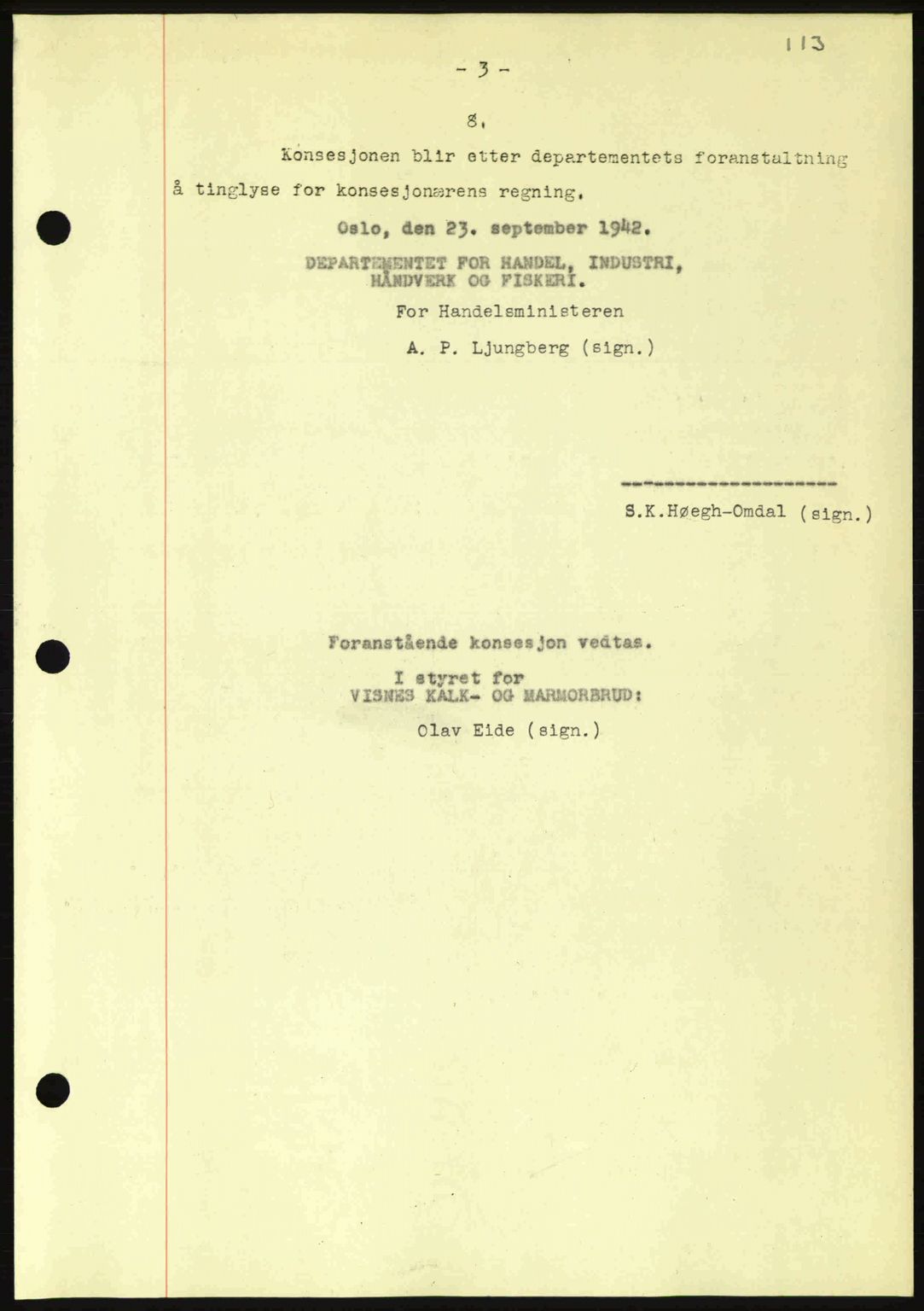 Nordmøre sorenskriveri, AV/SAT-A-4132/1/2/2Ca: Mortgage book no. B90, 1942-1943, Diary no: : 2986/1942