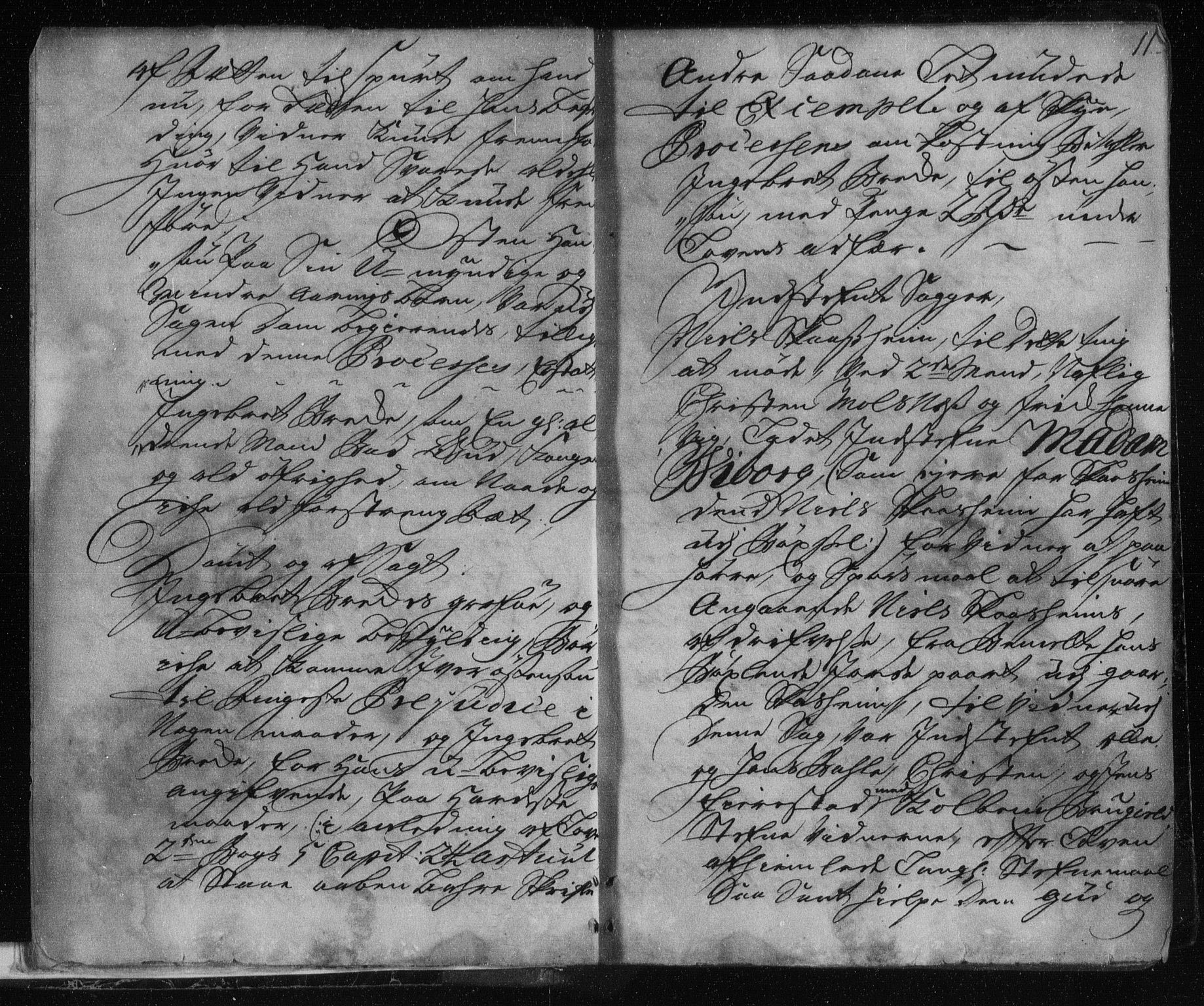 Ytre Sogn tingrett, AV/SAB-A-2601/1/F/Fa/L0031: Tingbok (justisprotokoll), 1729-1732, p. 10b-11a