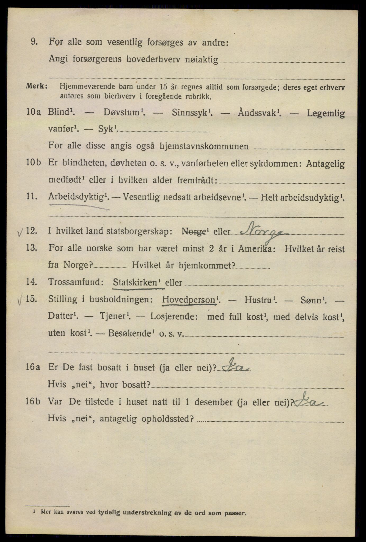 SAO, 1920 census for Kristiania, 1920, p. 310108