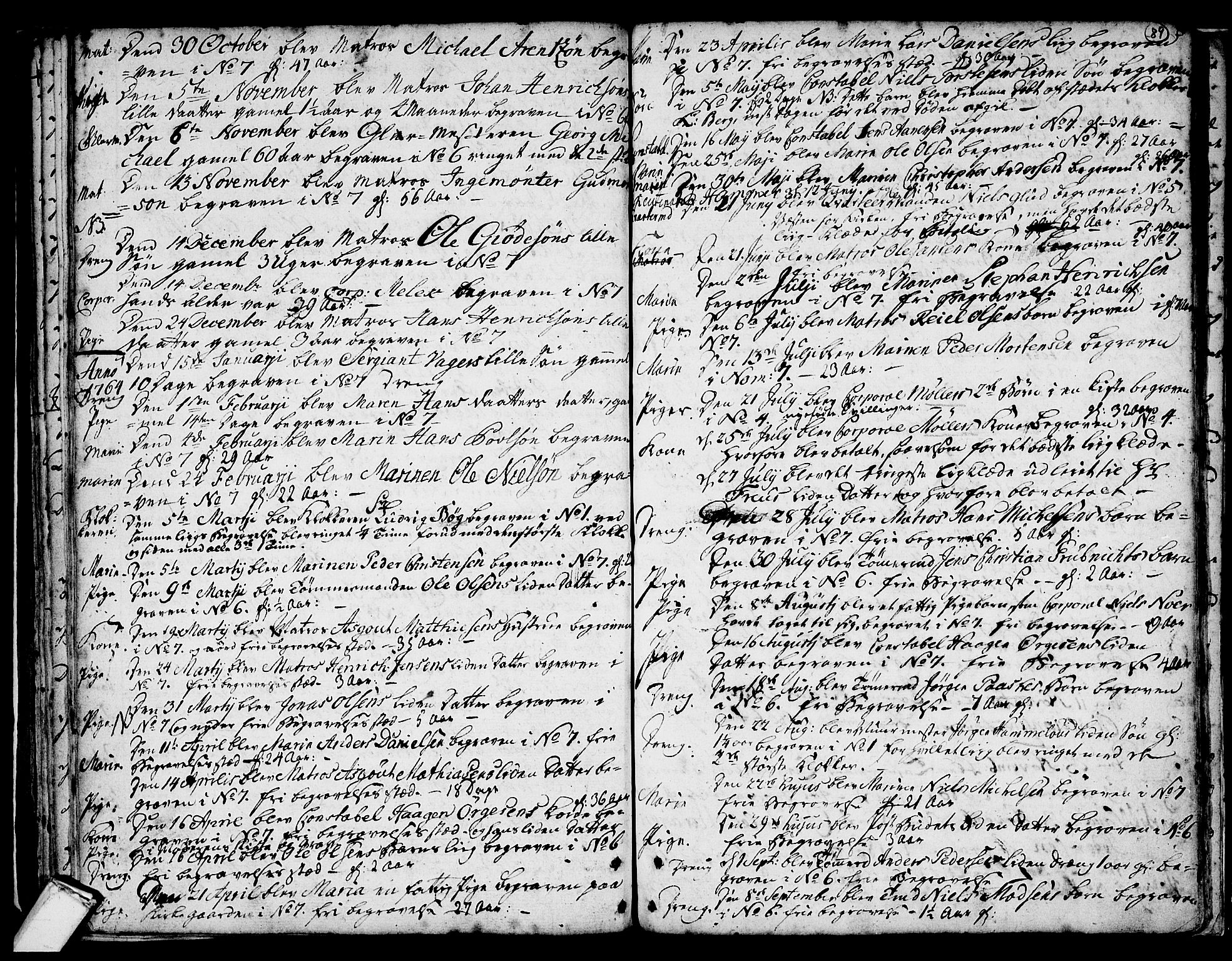 Stavern kirkebøker, SAKO/A-318/F/Fa/L0001: Parish register (official) no. 1, 1756-1782, p. 89