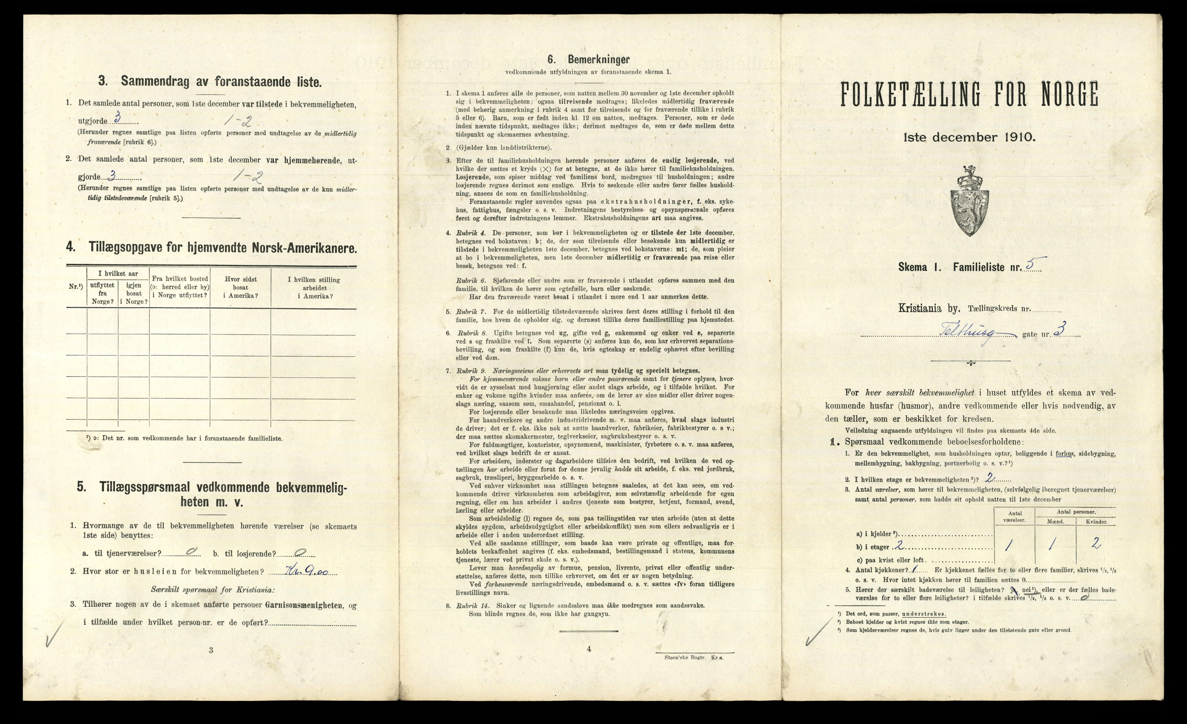 RA, 1910 census for Kristiania, 1910, p. 103447