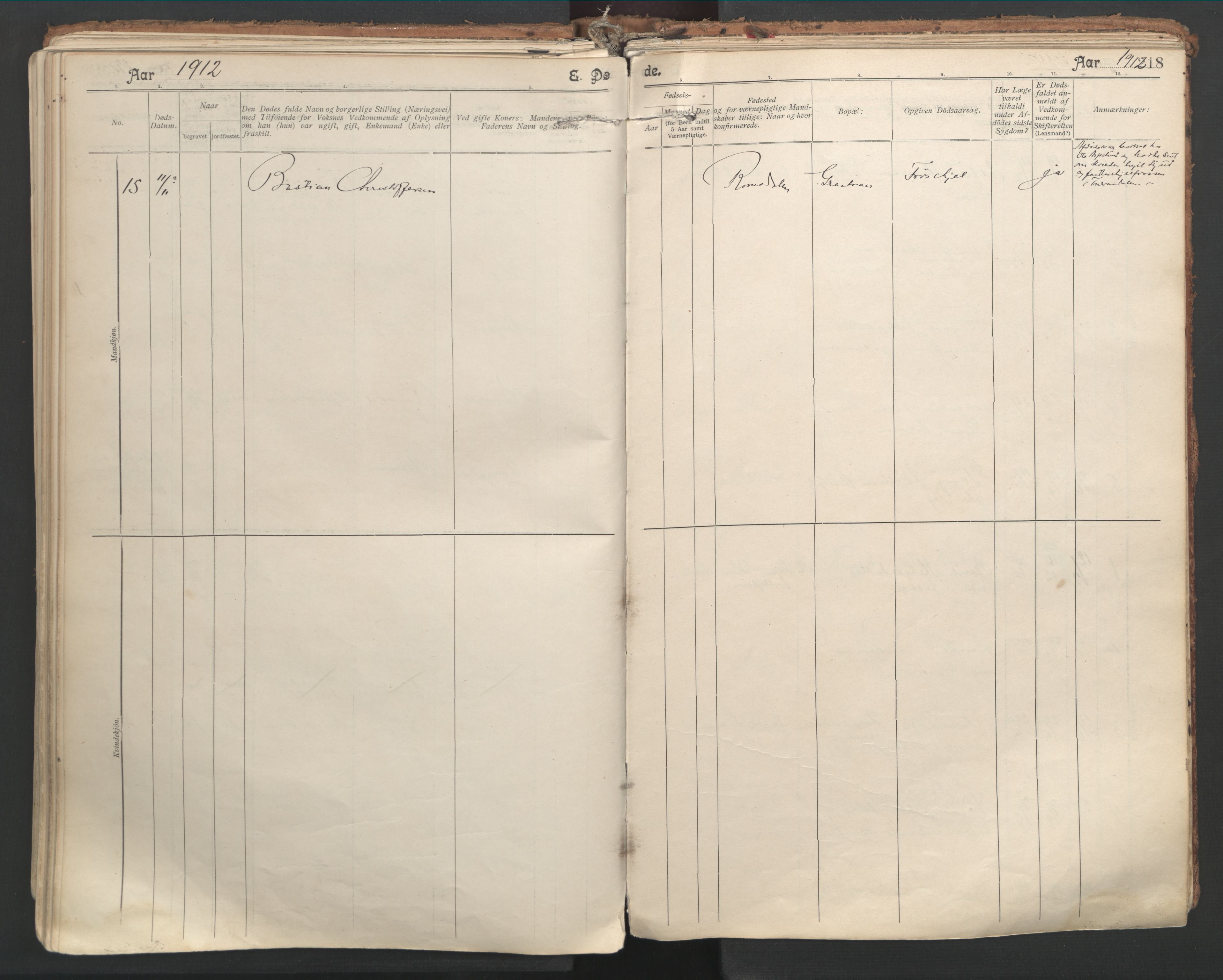 Ministerialprotokoller, klokkerbøker og fødselsregistre - Nordland, SAT/A-1459/846/L0647: Parish register (official) no. 846A05, 1902-1915, p. 218