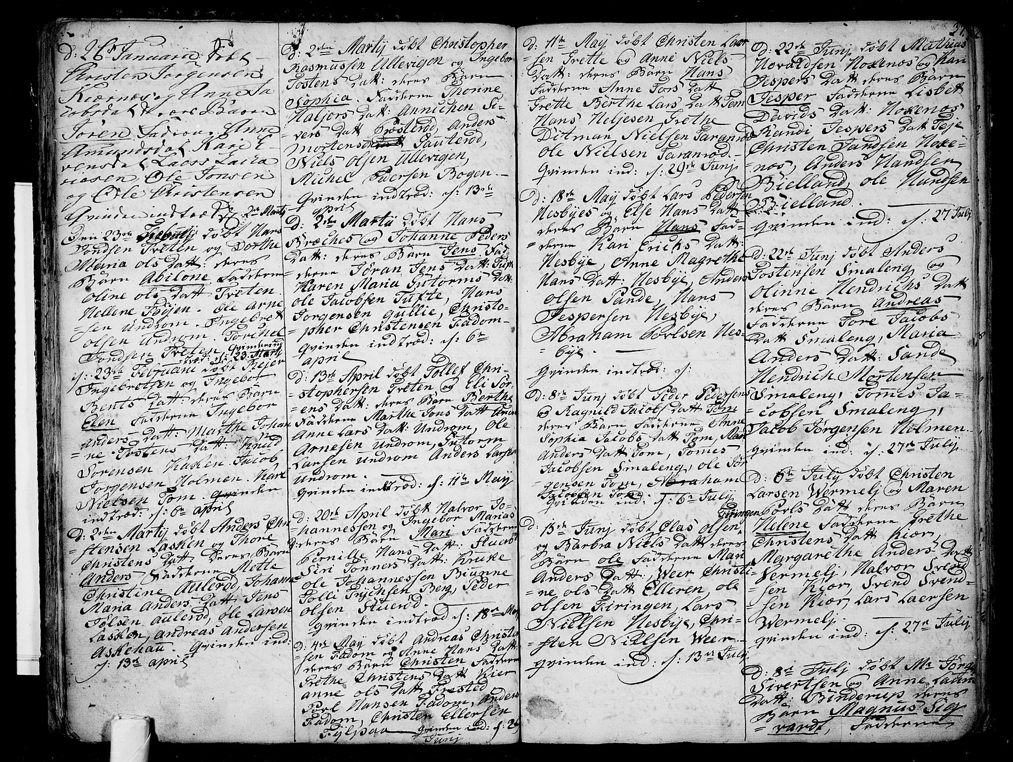 Sem kirkebøker, AV/SAKO-A-5/F/Fa/L0002: Parish register (official) no. I 2, 1764-1798, p. 37