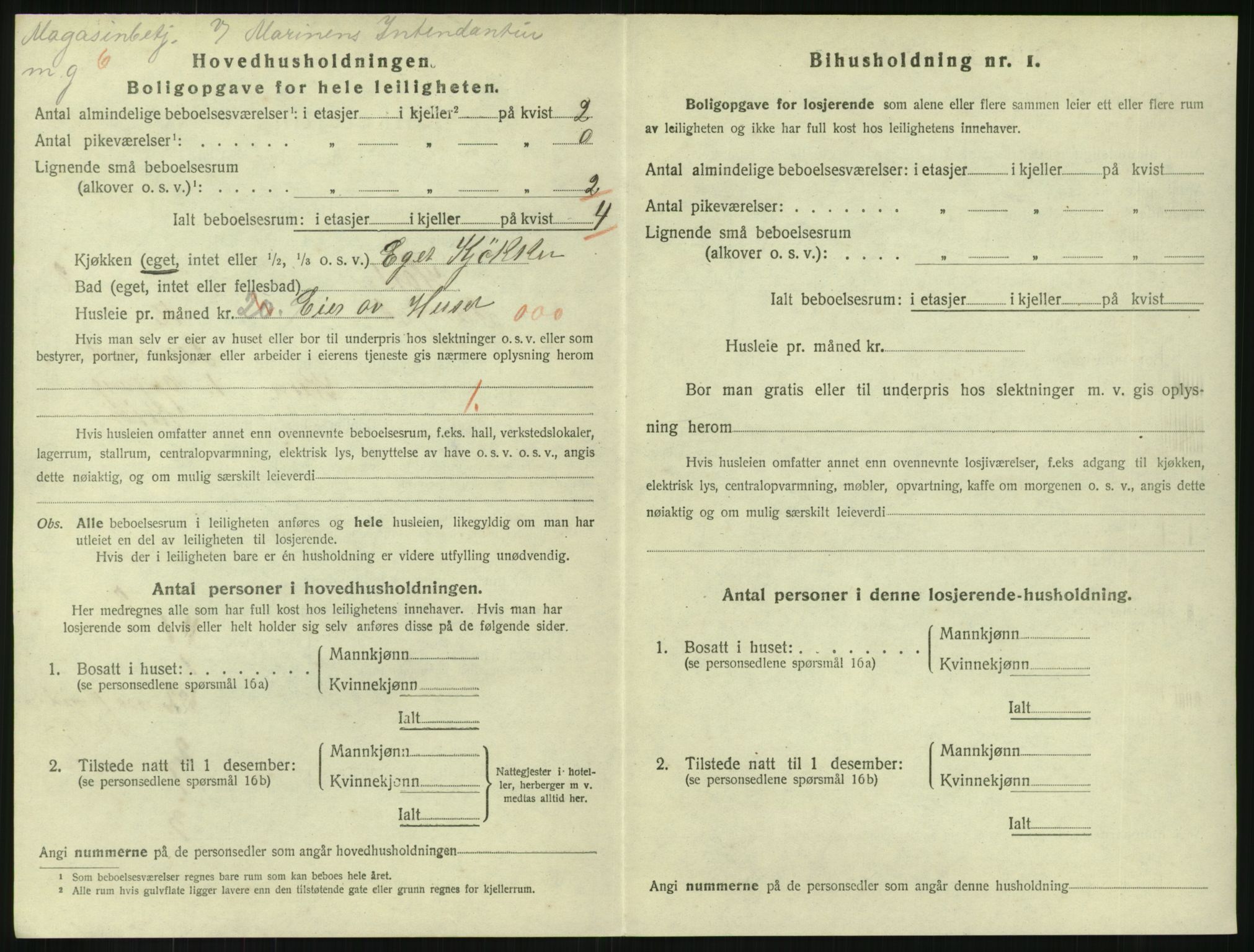 SAKO, 1920 census for Horten, 1920, p. 3516