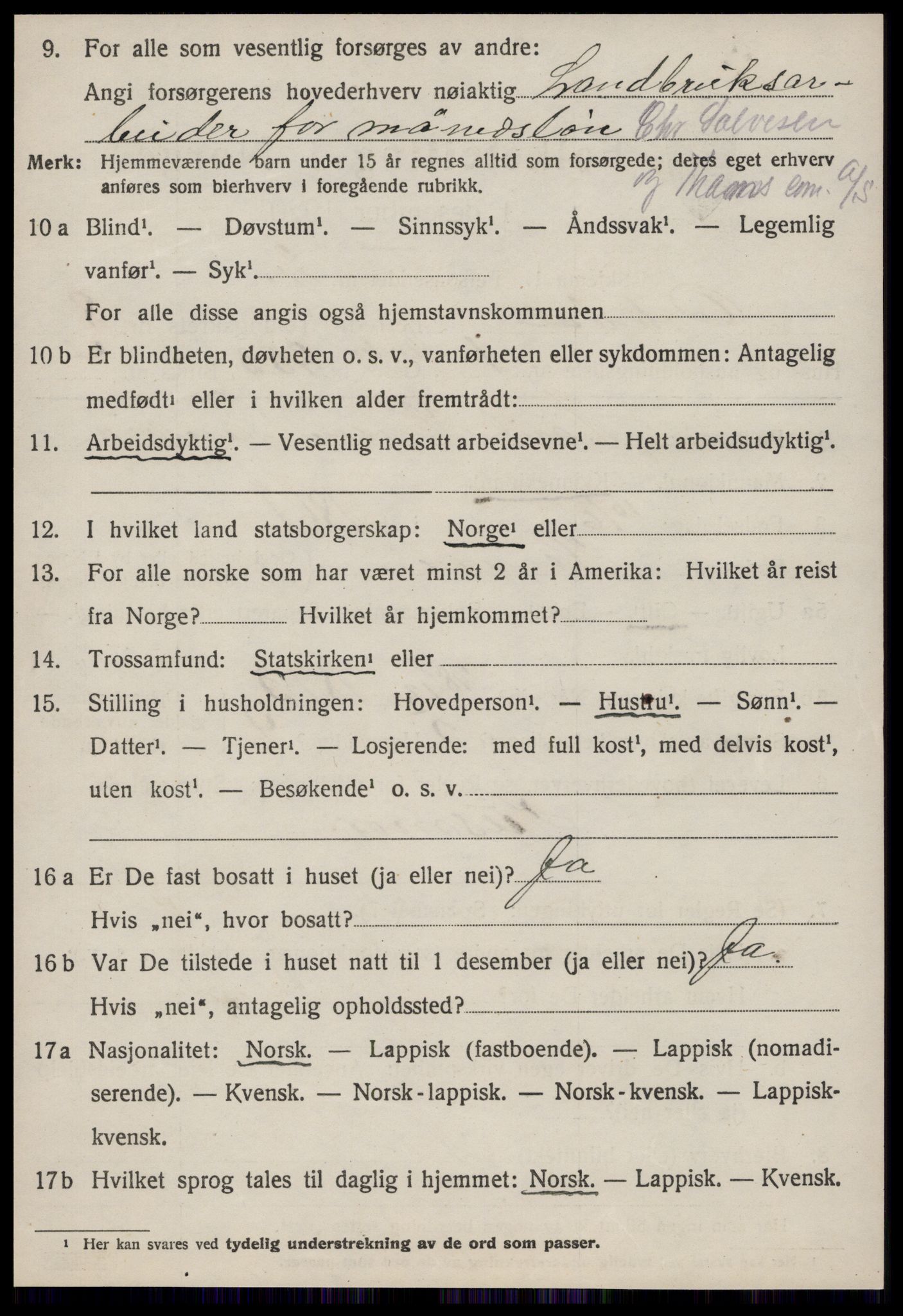 SAT, 1920 census for Orkdal, 1920, p. 6355