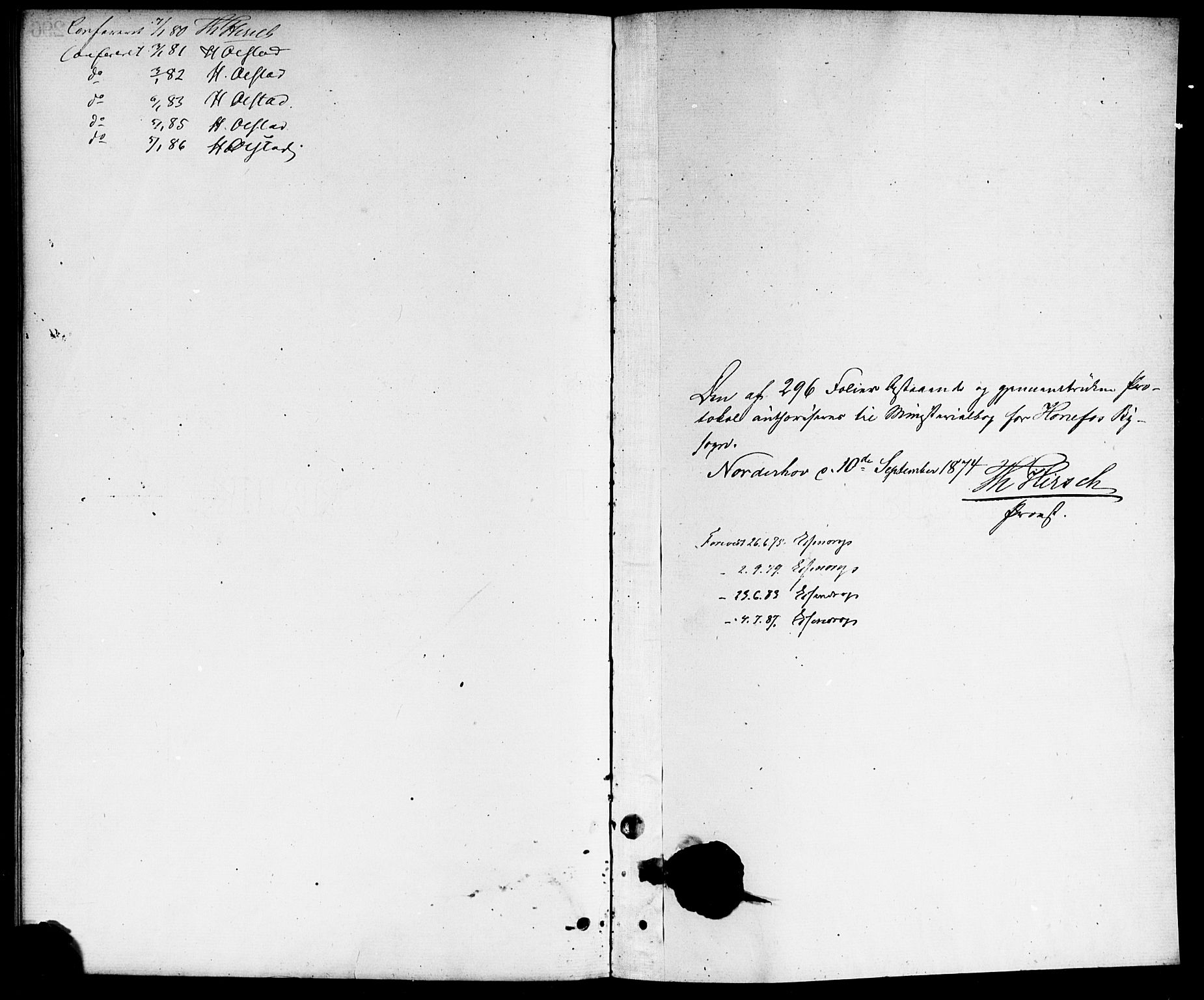 Hønefoss kirkebøker, AV/SAKO-A-609/F/Fa/L0001: Parish register (official) no. 1, 1875-1887