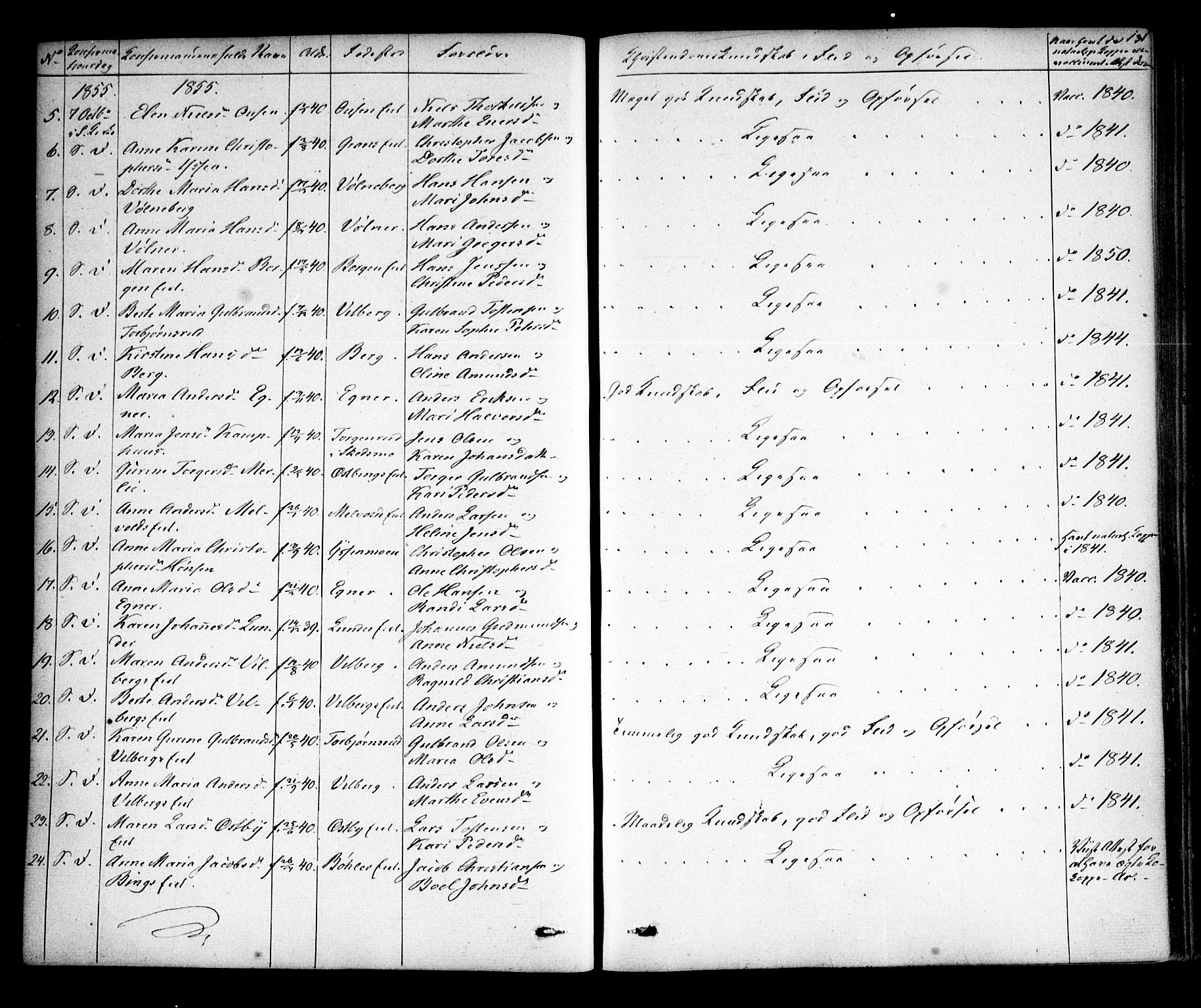 Sørum prestekontor Kirkebøker, AV/SAO-A-10303/F/Fa/L0005: Parish register (official) no. I 5, 1846-1863, p. 131