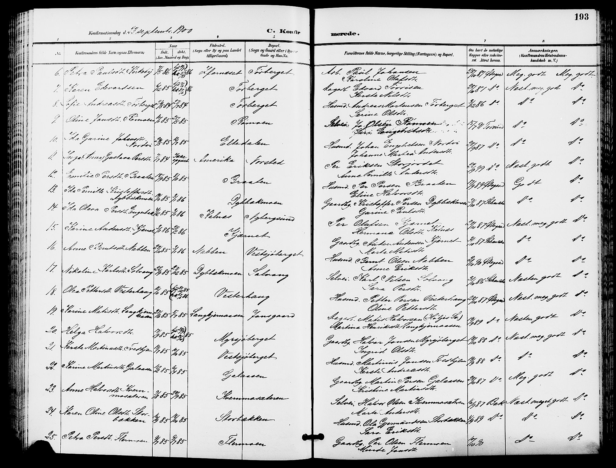 Trysil prestekontor, SAH/PREST-046/H/Ha/Hab/L0006: Parish register (copy) no. 6, 1896-1912, p. 193