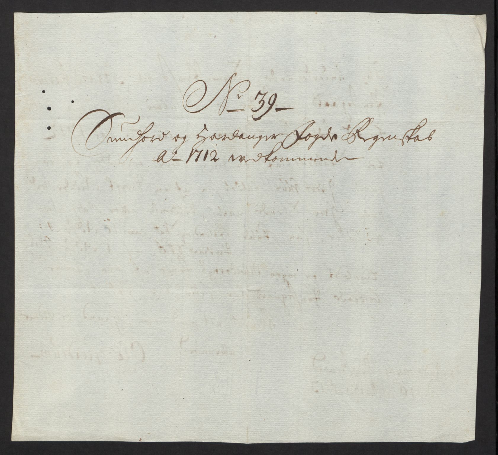 Rentekammeret inntil 1814, Reviderte regnskaper, Fogderegnskap, AV/RA-EA-4092/R48/L2988: Fogderegnskap Sunnhordland og Hardanger, 1712, p. 320