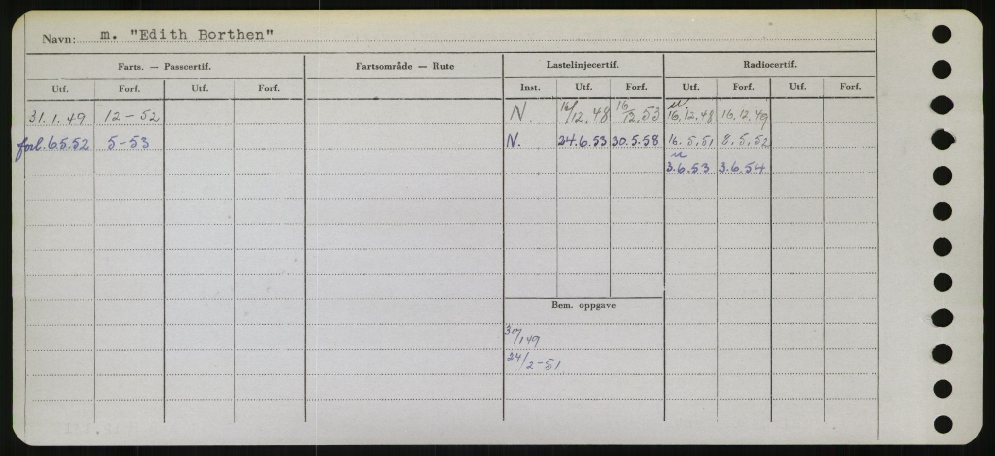 Sjøfartsdirektoratet med forløpere, Skipsmålingen, RA/S-1627/H/Hb/L0002: Fartøy, E-H, p. 2