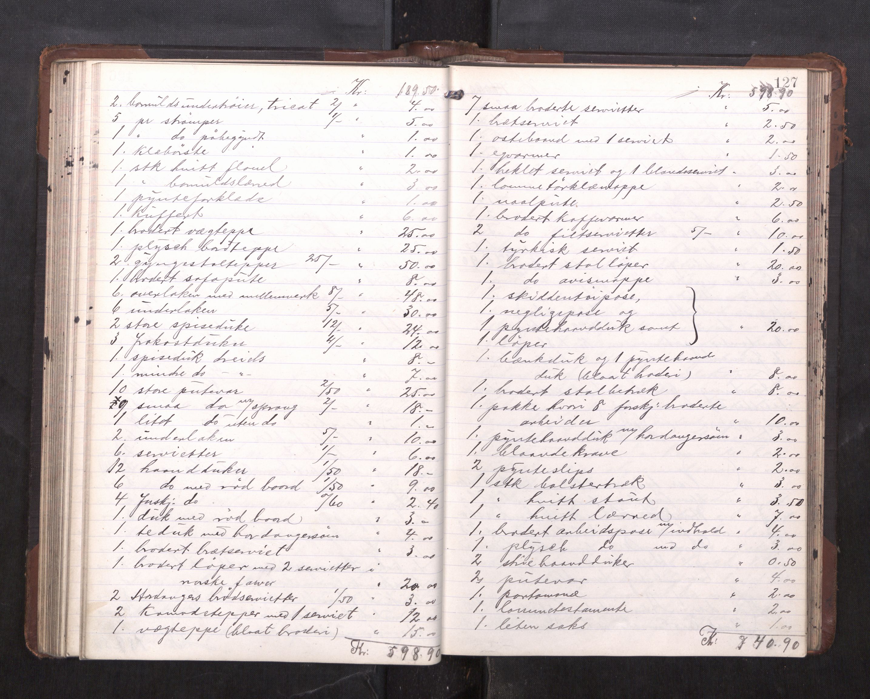 Trondheim byfogd, AV/SAT-A-0003/1/3/3C/L0037: Skifteregistreringsprotokoll - 28/5-8/3. (u/ register), 1918-1921, p. 127