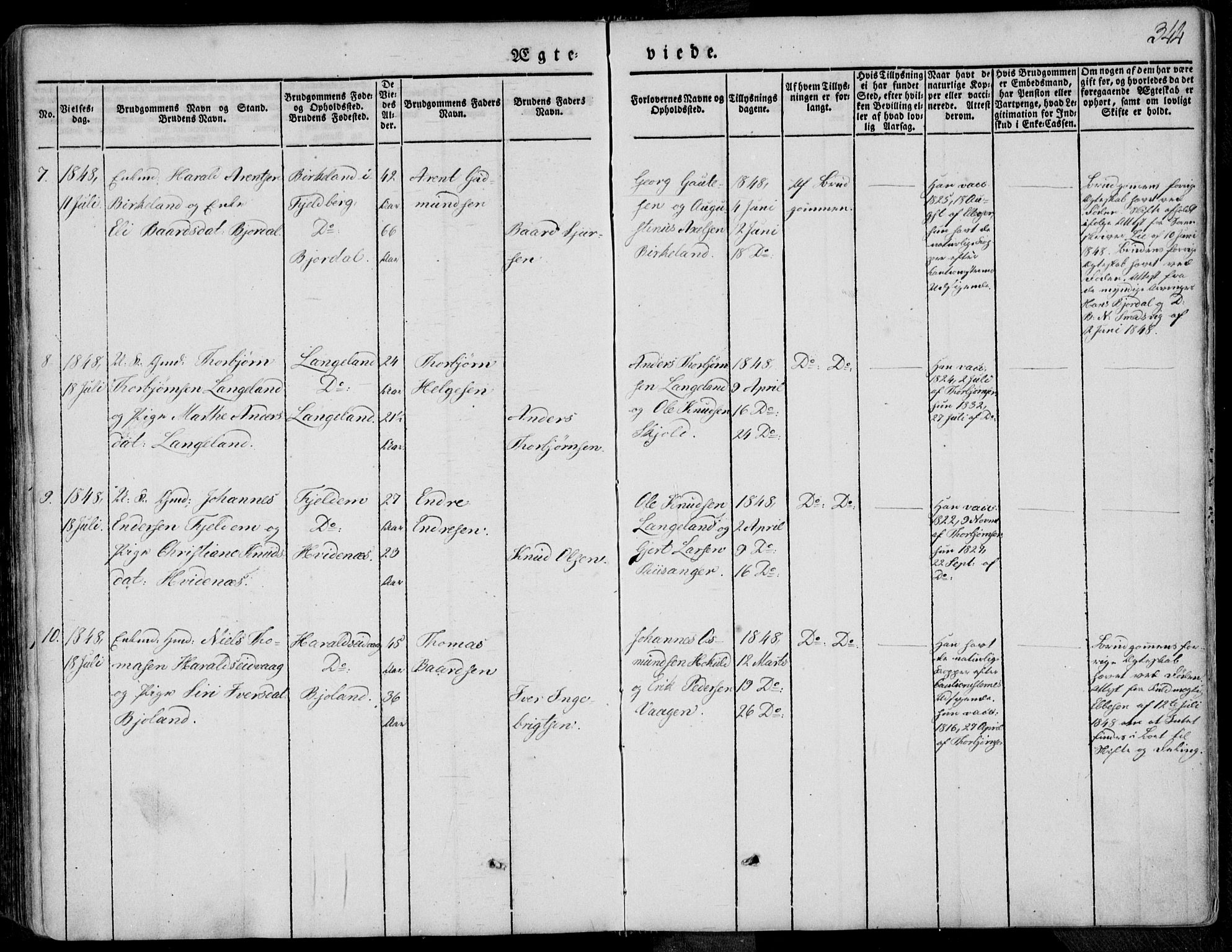 Skjold sokneprestkontor, SAST/A-101847/H/Ha/Haa/L0006: Parish register (official) no. A 6.1, 1835-1858, p. 344