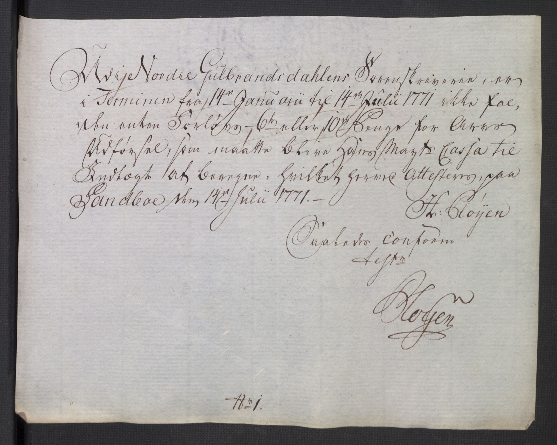 Rentekammeret inntil 1814, Reviderte regnskaper, Mindre regnskaper, AV/RA-EA-4068/Rb/L0014: Opplands amt, 1771-1779, p. 938