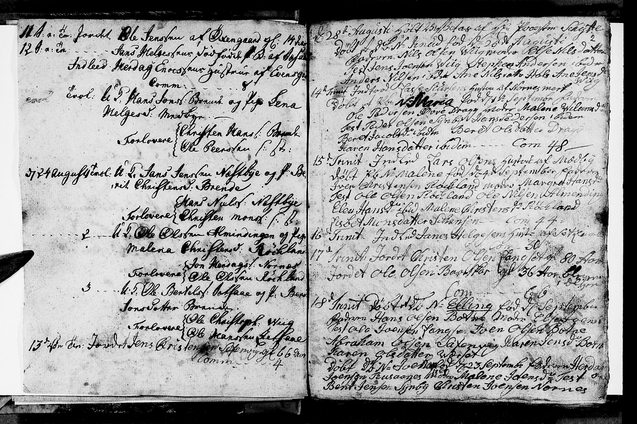 Ministerialprotokoller, klokkerbøker og fødselsregistre - Nordland, AV/SAT-A-1459/847/L0674: Parish register (copy) no. 847C02, 1793-1807, p. 2