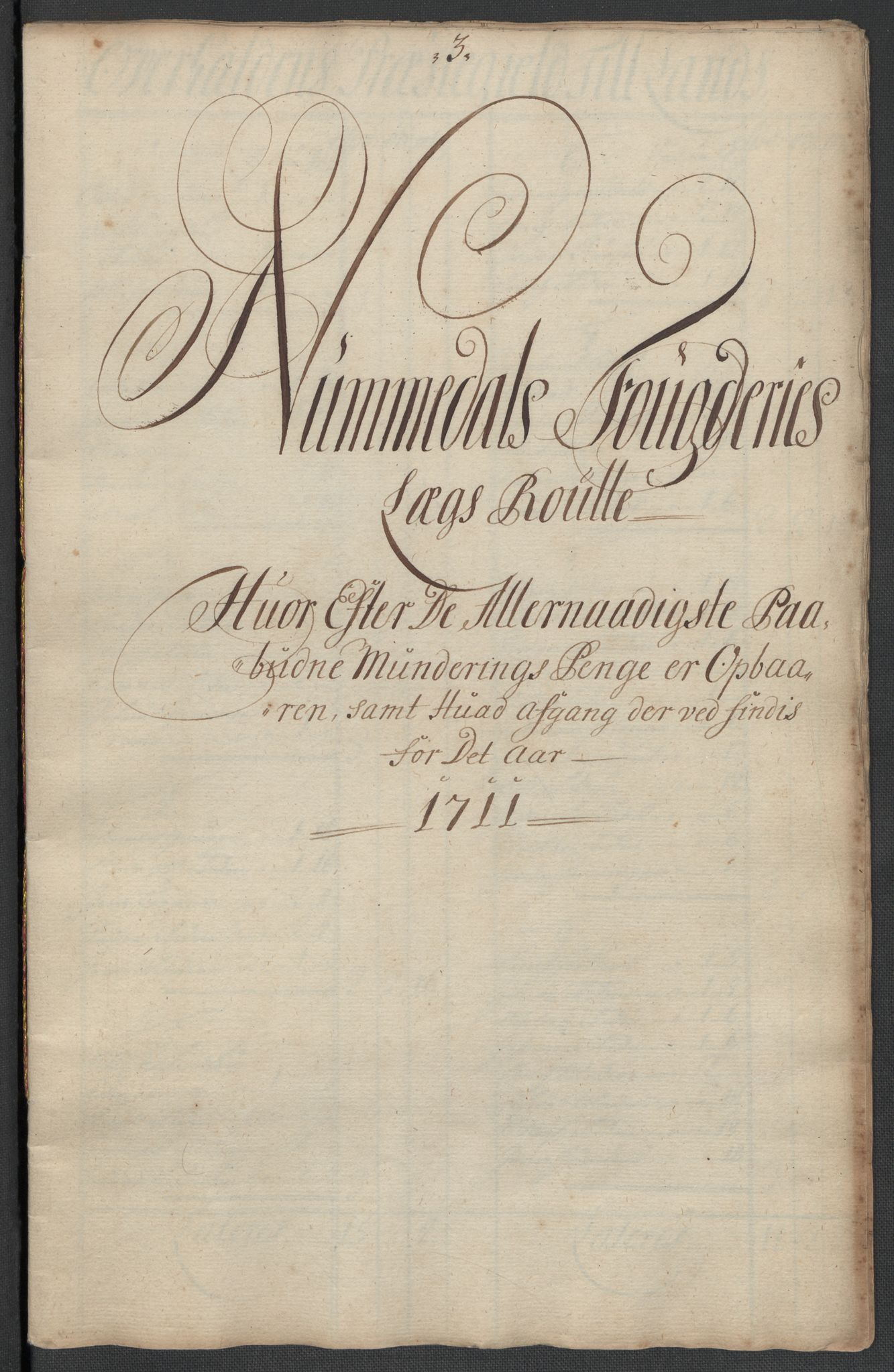 Rentekammeret inntil 1814, Reviderte regnskaper, Fogderegnskap, RA/EA-4092/R64/L4432: Fogderegnskap Namdal, 1711, p. 95
