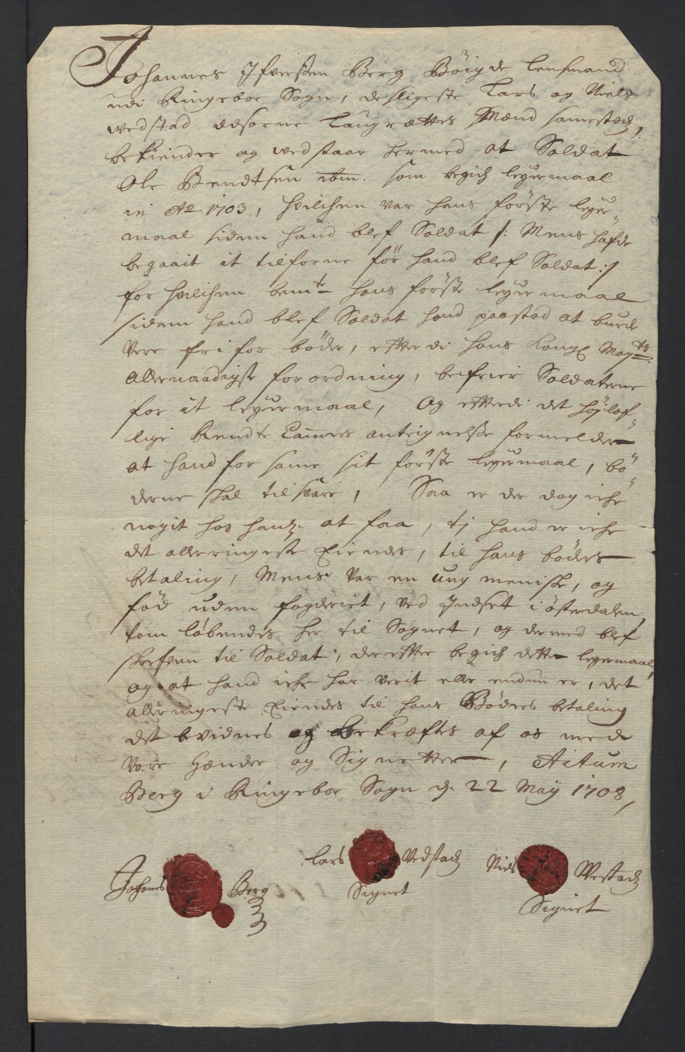 Rentekammeret inntil 1814, Reviderte regnskaper, Fogderegnskap, AV/RA-EA-4092/R17/L1178: Fogderegnskap Gudbrandsdal, 1705-1707, p. 294