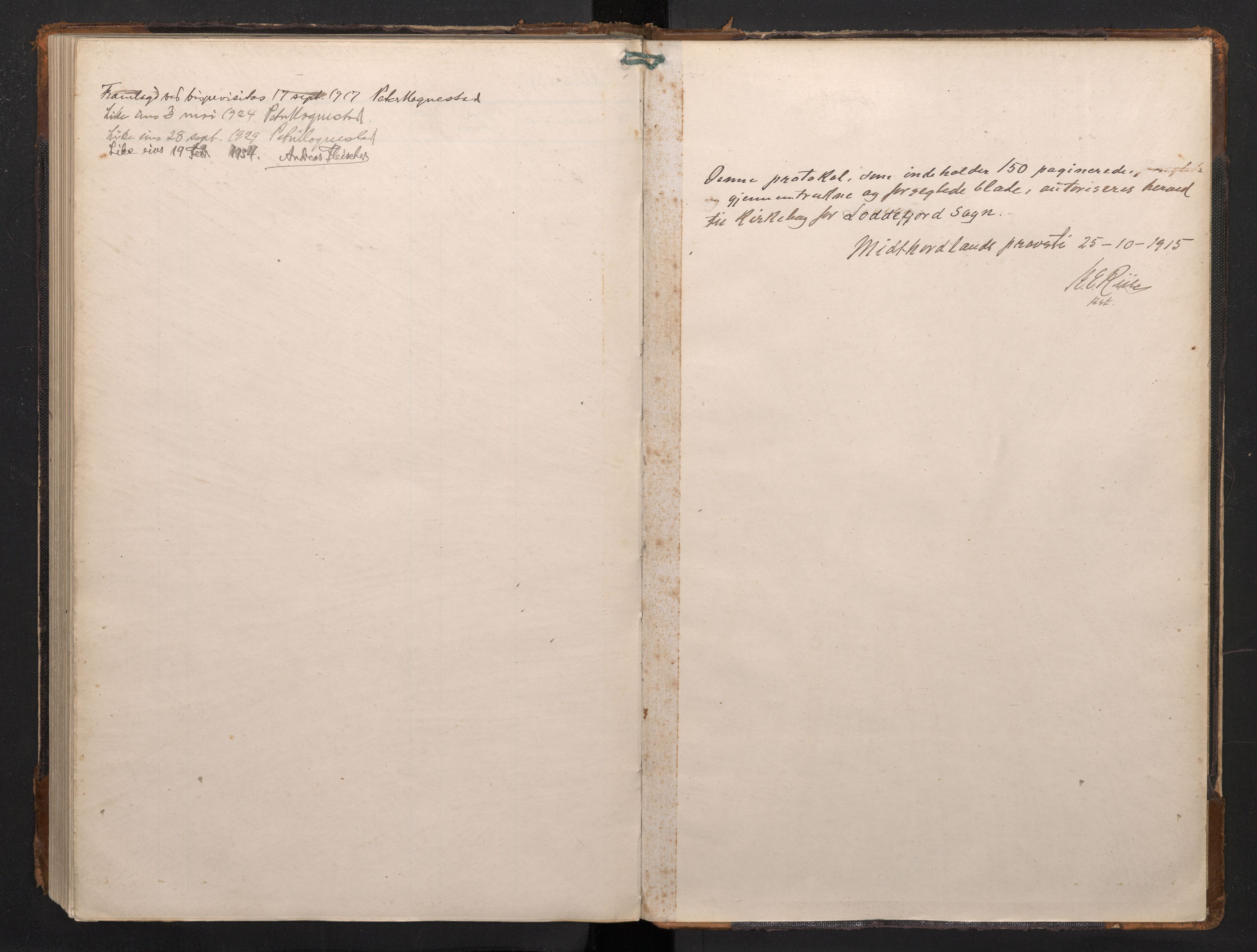Laksevåg Sokneprestembete, AV/SAB-A-76501/H/Ha/Haa/Haah/L0001: Parish register (official) no. H 1, 1915-1934