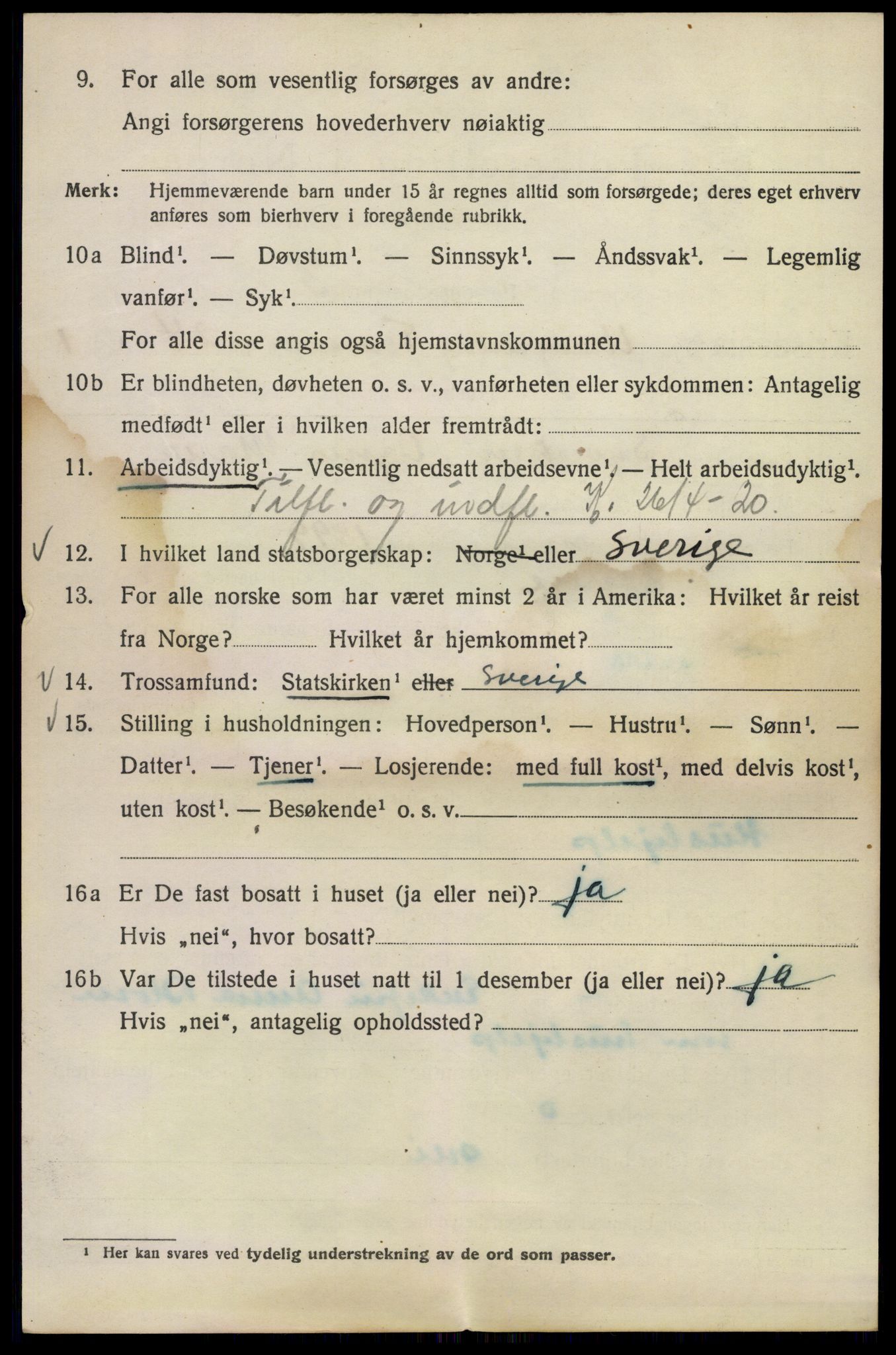 SAO, 1920 census for Kristiania, 1920, p. 619328