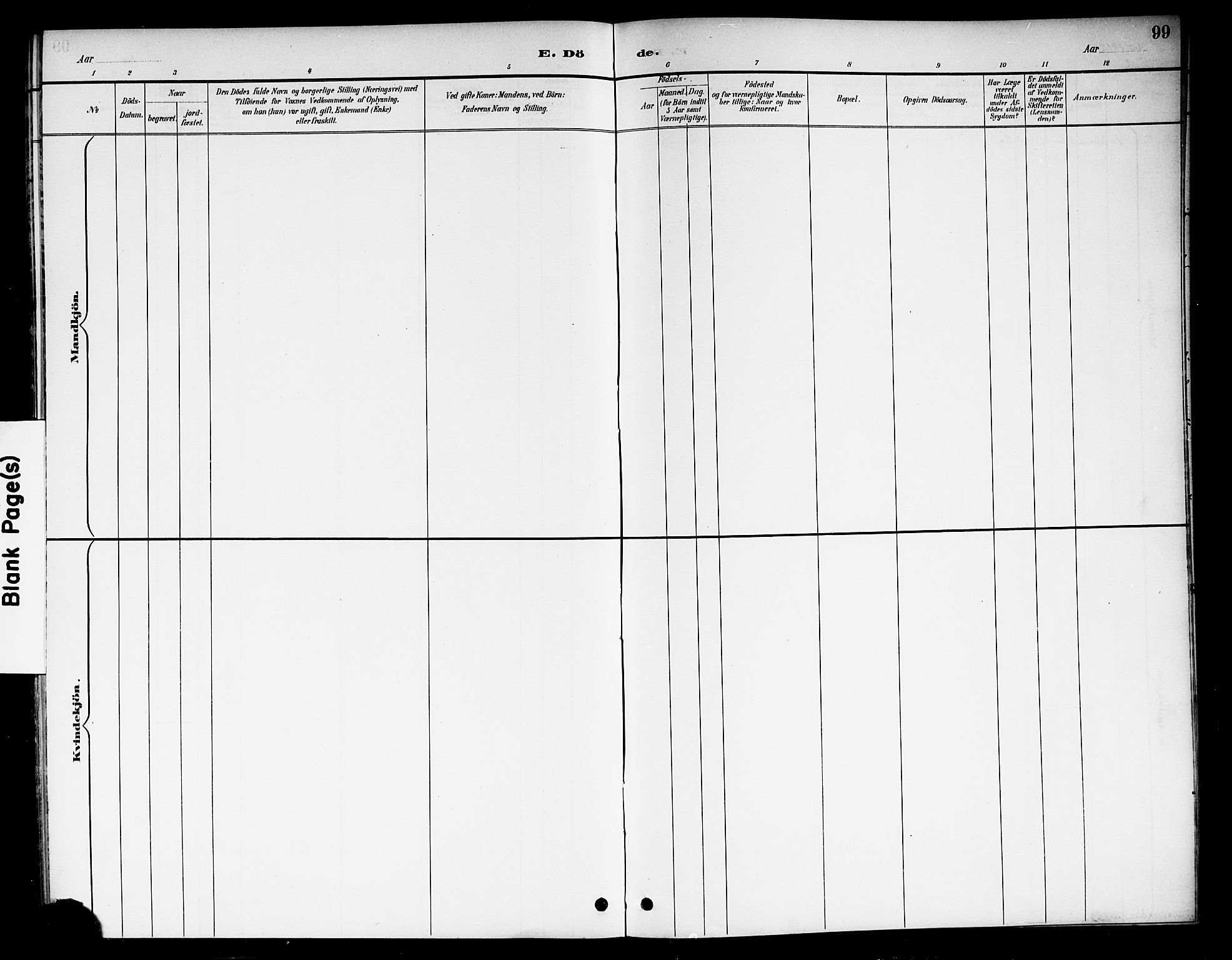 Berg prestekontor Kirkebøker, SAO/A-10902/F/Fb/L0002: Parish register (official) no. II 2, 1888-1902, p. 99