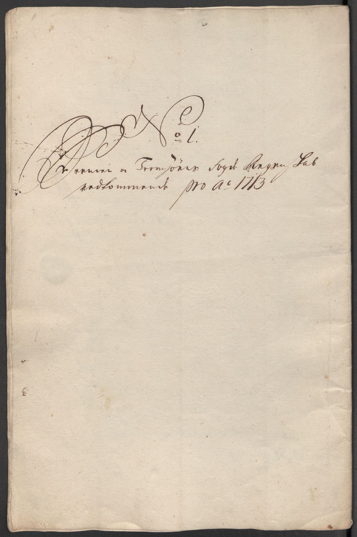 Rentekammeret inntil 1814, Reviderte regnskaper, Fogderegnskap, AV/RA-EA-4092/R68/L4759: Fogderegnskap Senja og Troms, 1713, p. 38