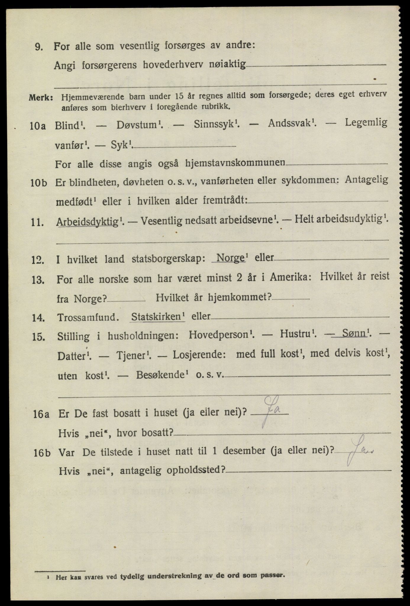 SAKO, 1920 census for Heddal, 1920, p. 6573