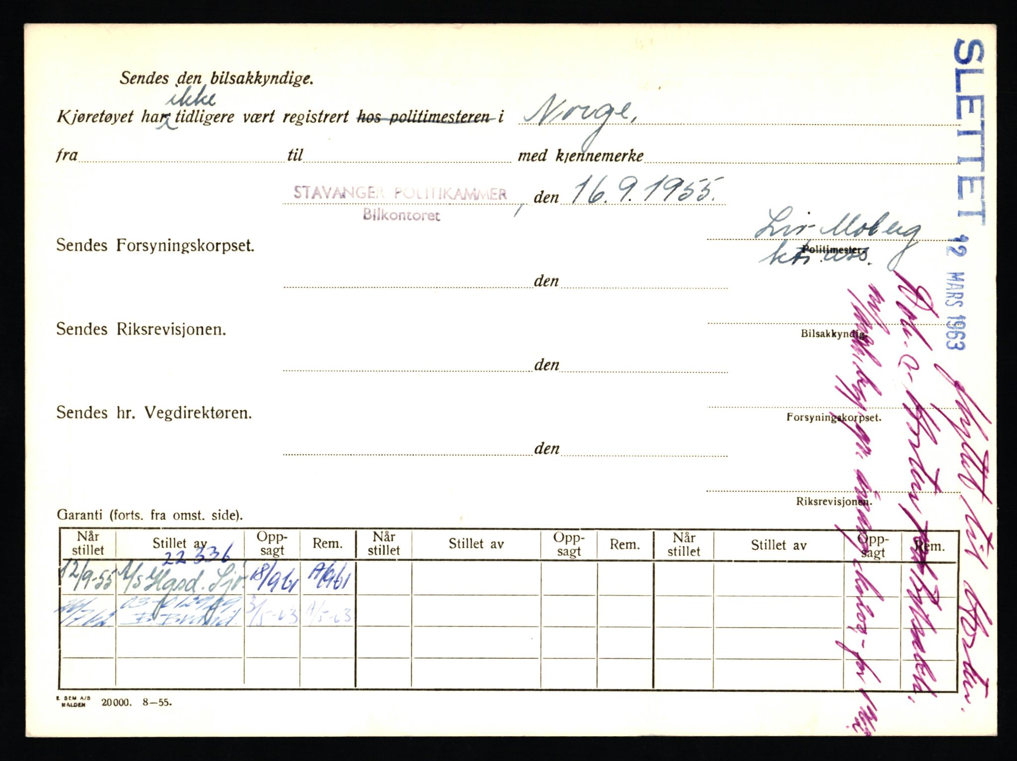 Stavanger trafikkstasjon, SAST/A-101942/0/F/L0008: L-2550 - L-2999, 1930-1971, p. 1932