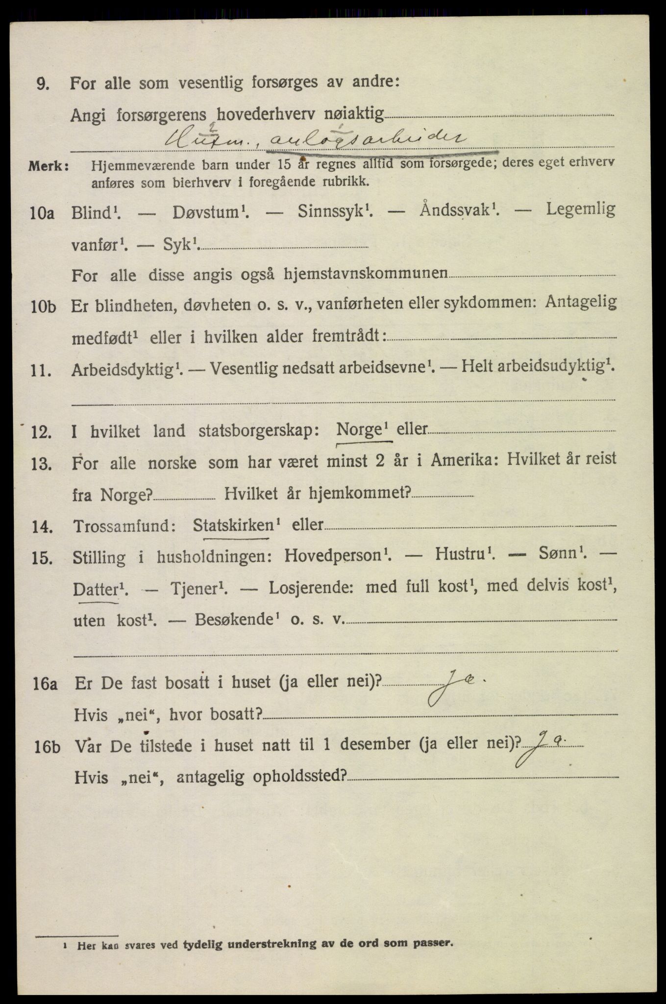 SAH, 1920 census for Sel, 1920, p. 3111