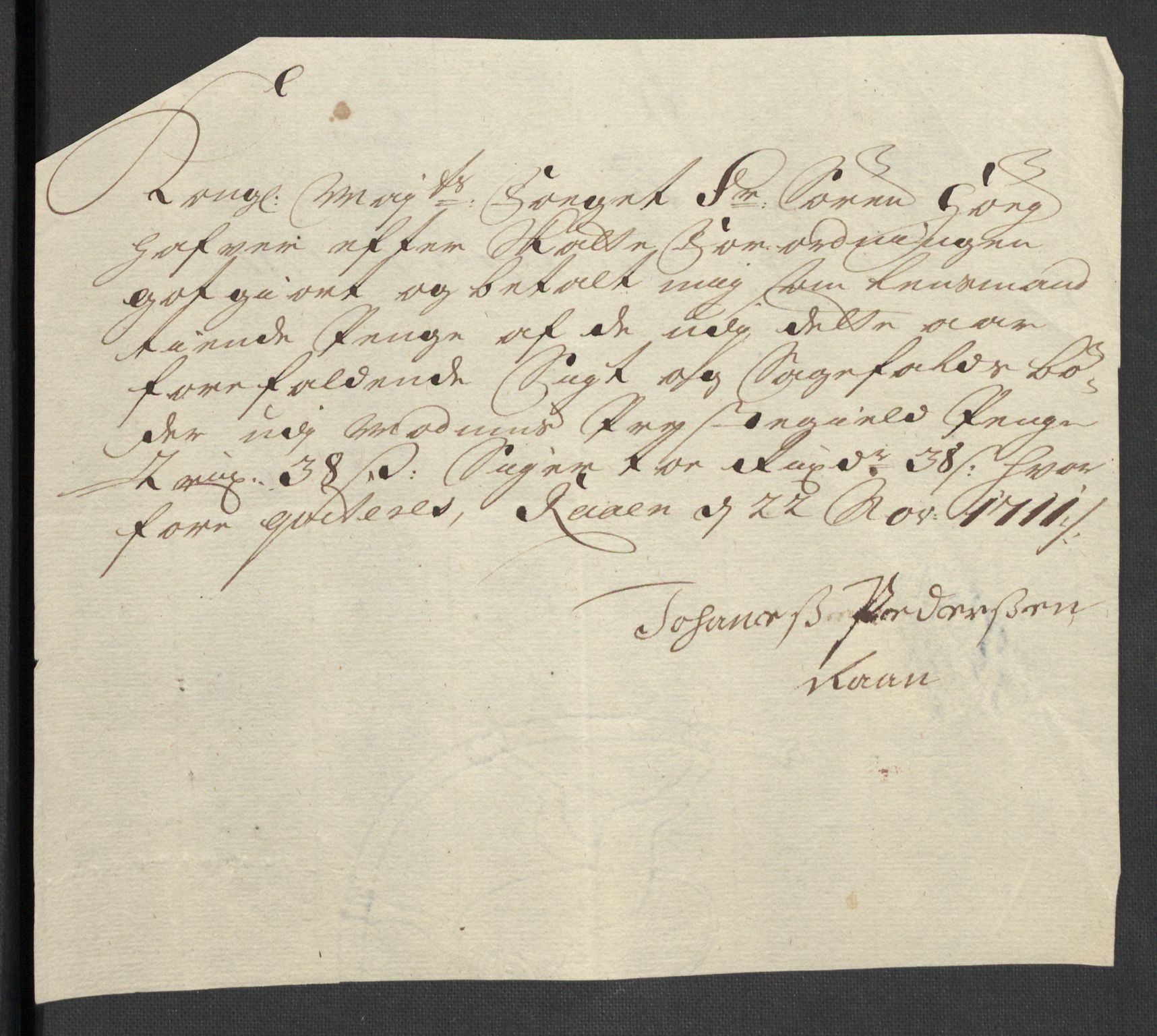 Rentekammeret inntil 1814, Reviderte regnskaper, Fogderegnskap, AV/RA-EA-4092/R31/L1705: Fogderegnskap Hurum, Røyken, Eiker, Lier og Buskerud, 1711, p. 364