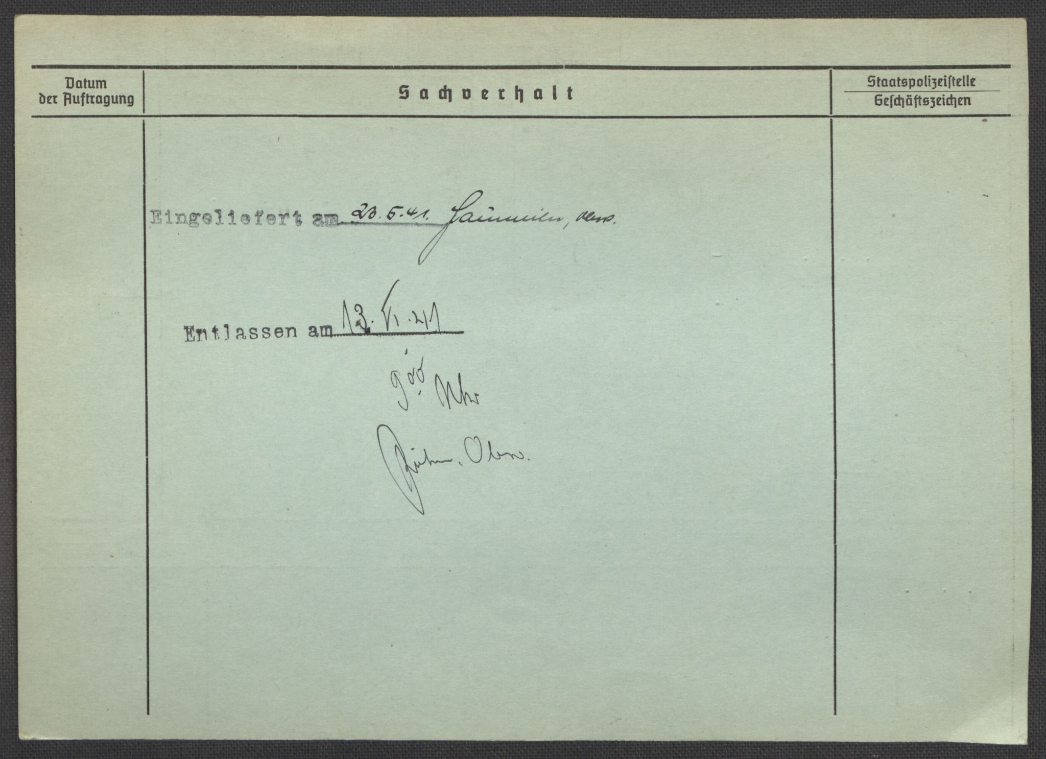 Befehlshaber der Sicherheitspolizei und des SD, AV/RA-RAFA-5969/E/Ea/Eaa/L0004: Register over norske fanger i Møllergata 19: Hal-Hæ, 1940-1945, p. 1446