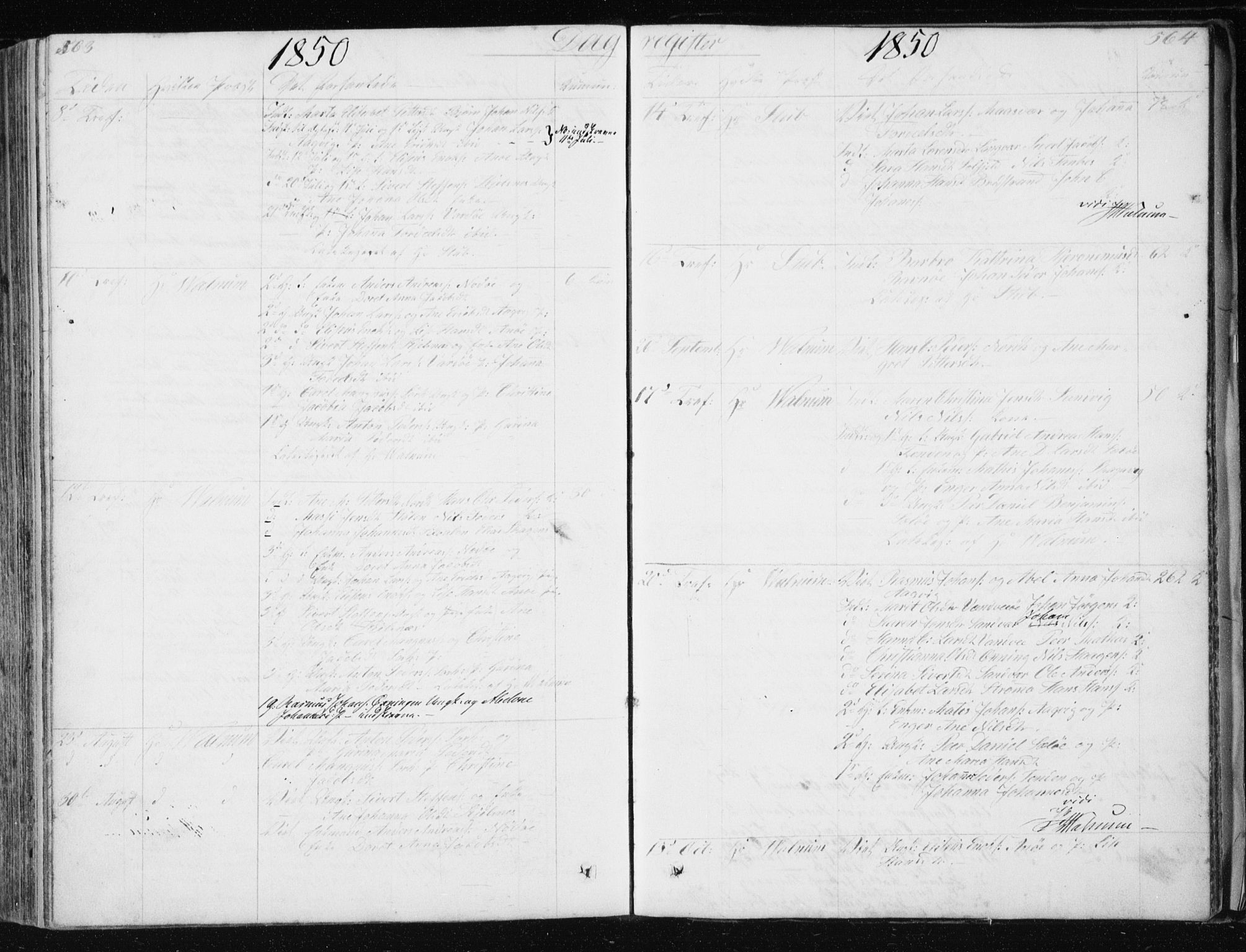 Ministerialprotokoller, klokkerbøker og fødselsregistre - Nordland, AV/SAT-A-1459/834/L0511: Parish register (copy) no. 834C02, 1848-1862, p. 563-564